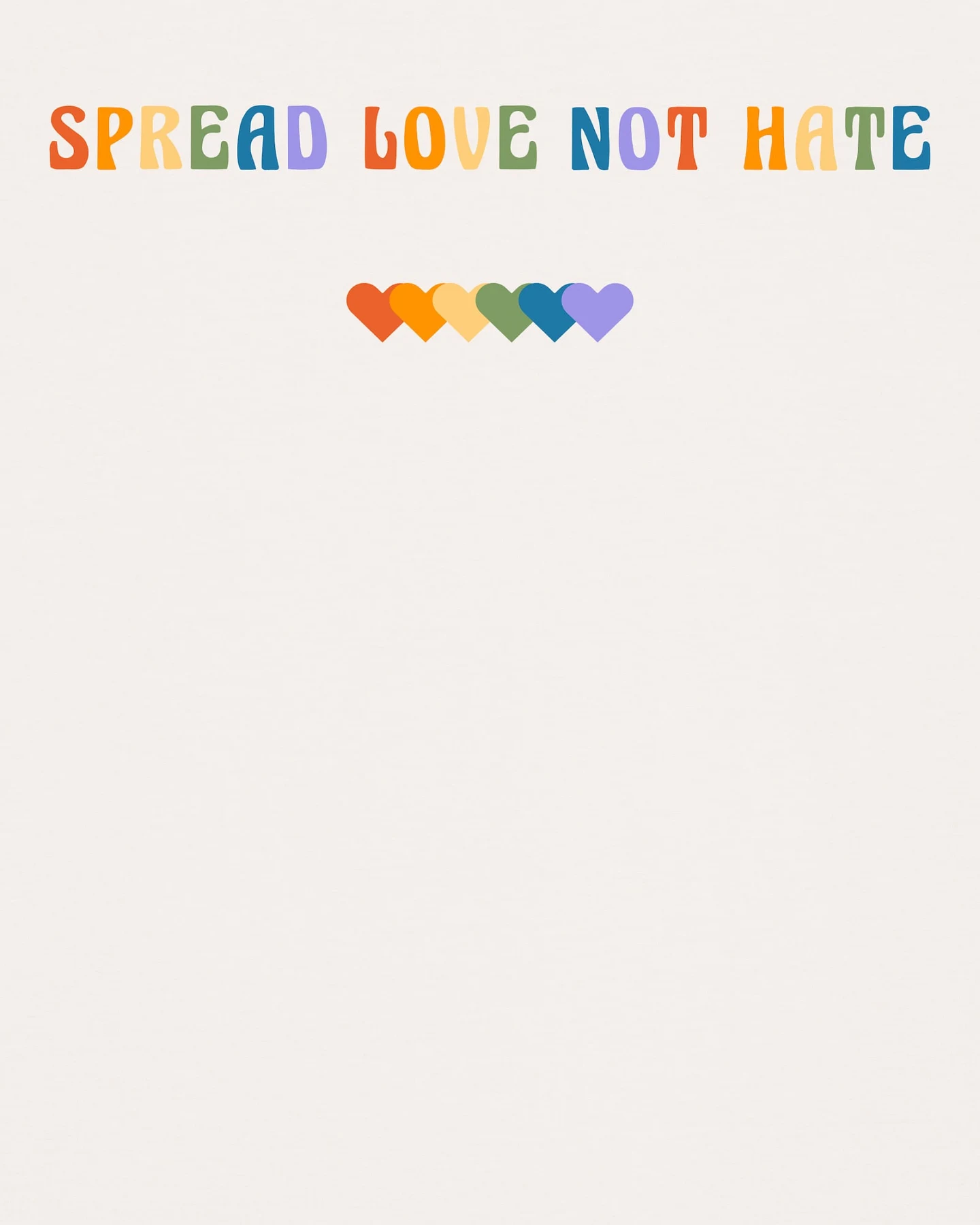 Watapparel Shirt Spread Love not Hate – Ansicht 3
