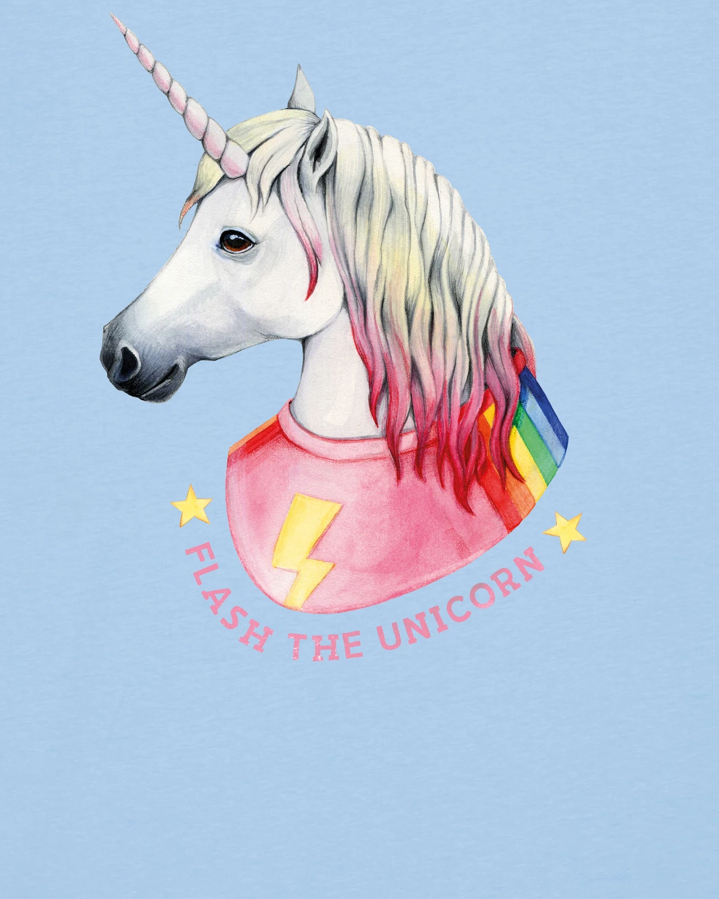 Watapparel T-Shirt Flash, the unicorn – Ansicht 3
