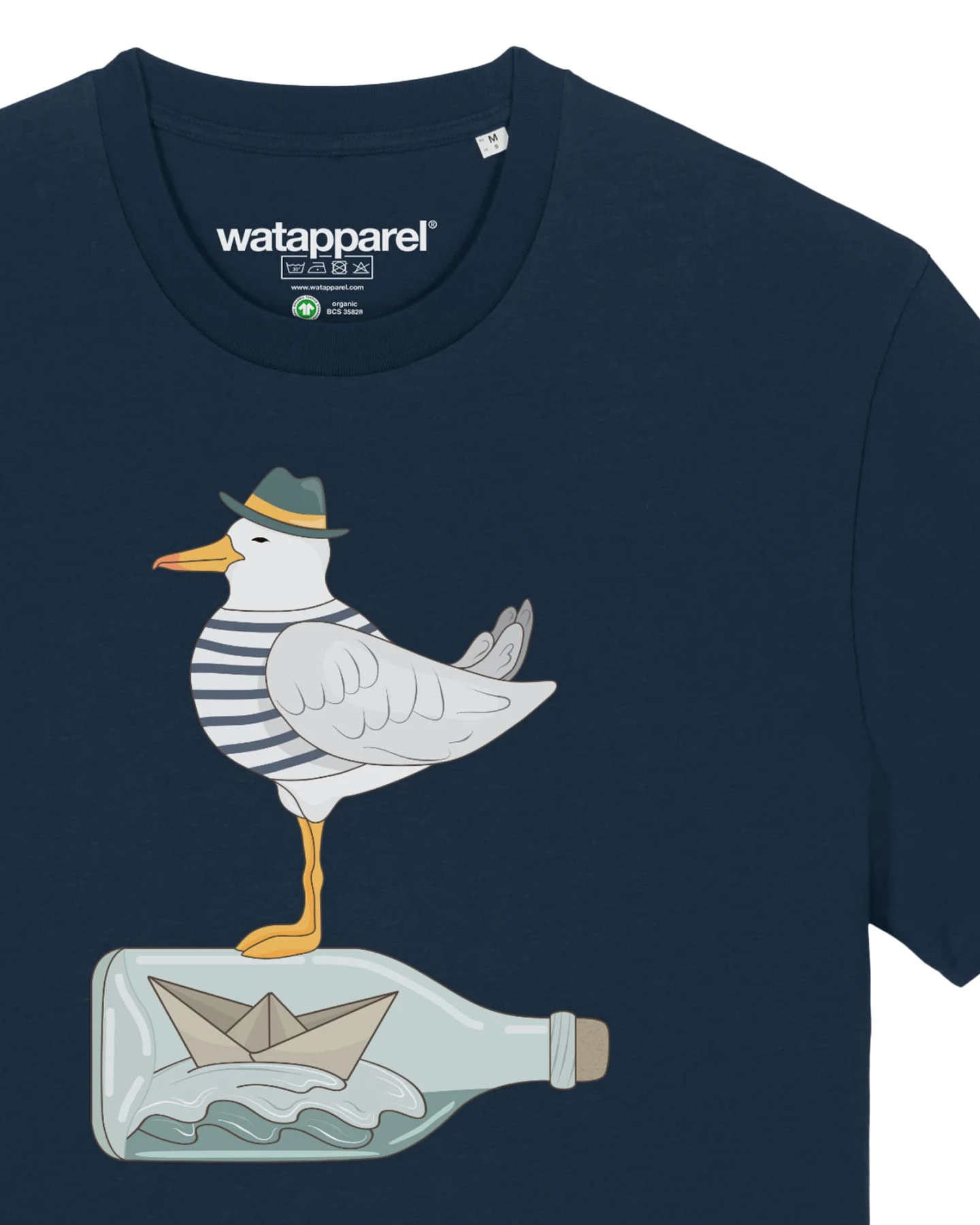 Watapparel Shirt Möwe mit Hut – Ansicht 3