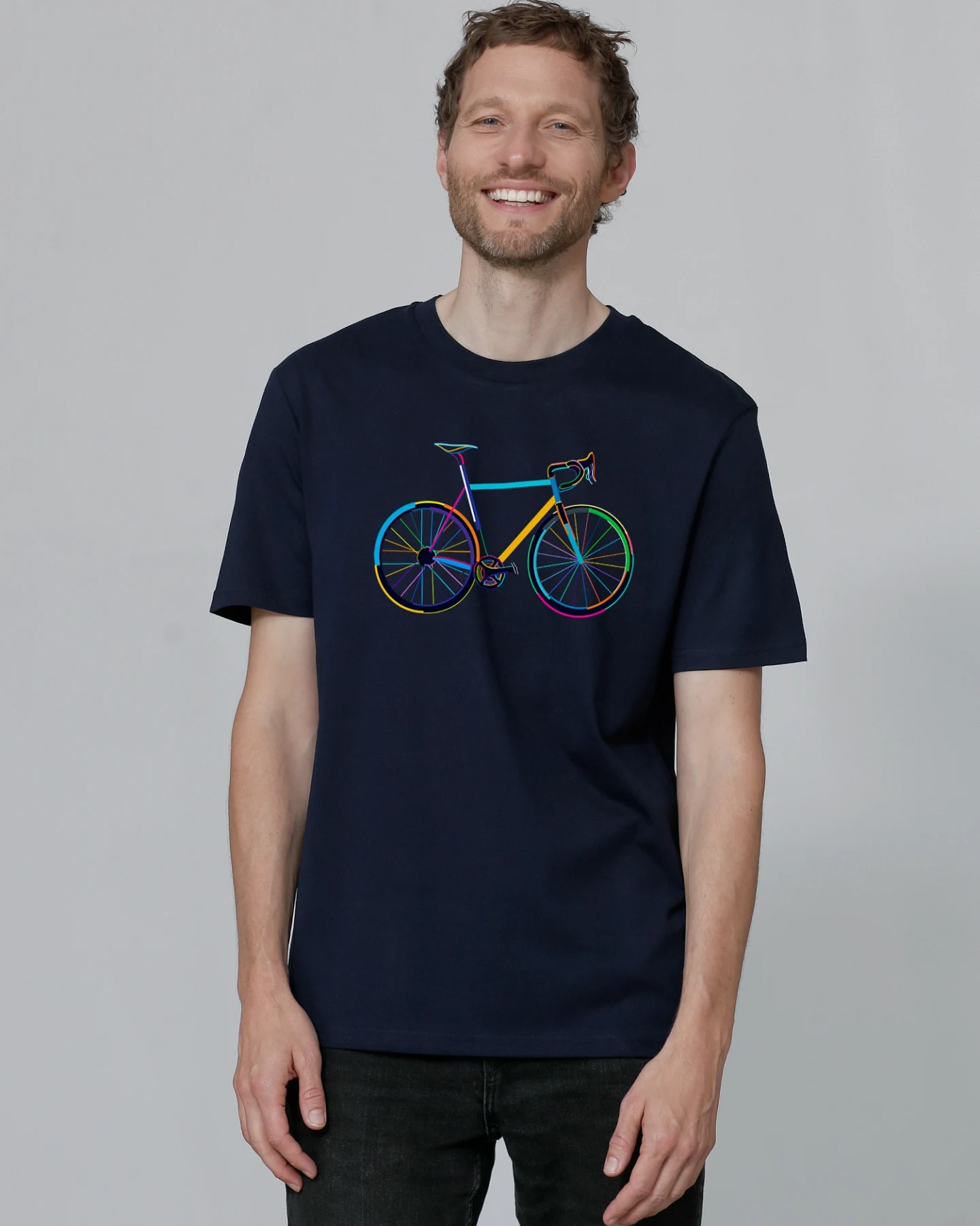 Watapparel T-Shirt Fahrrad by night – Ansicht 2
