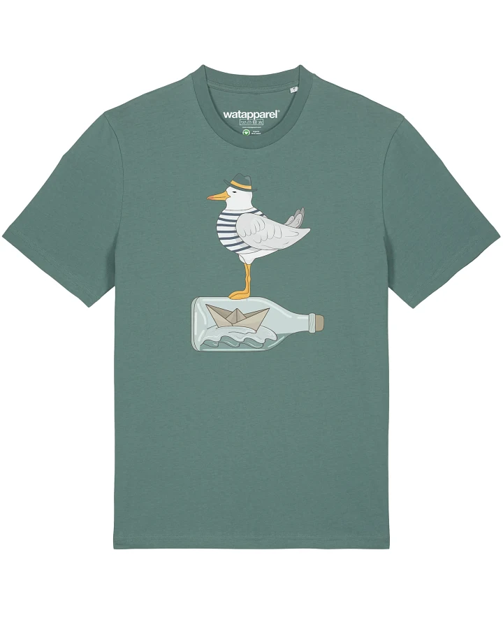 Watapparel Shirt Möwe mit Hut