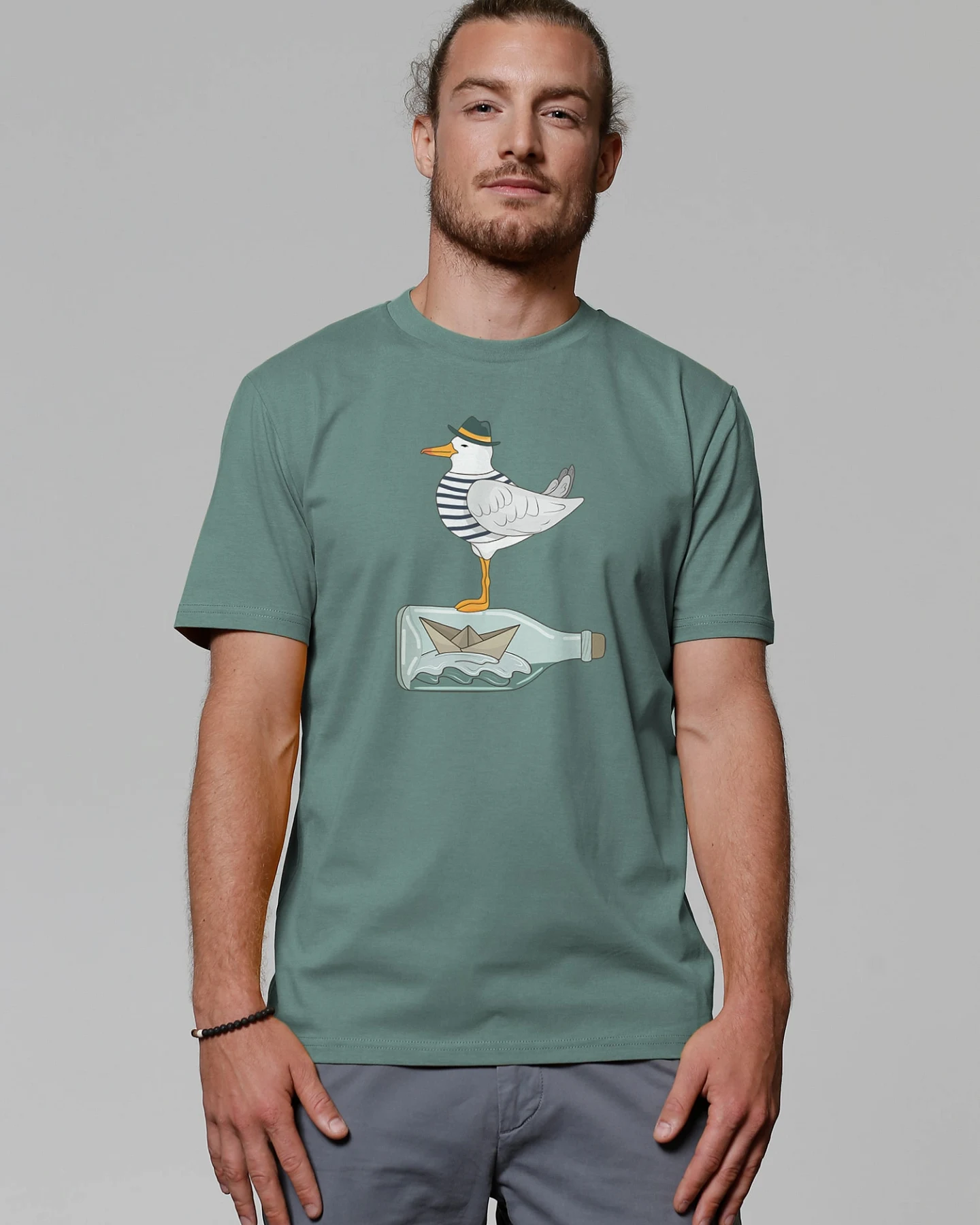 Watapparel Shirt Möwe mit Hut – Ansicht 2