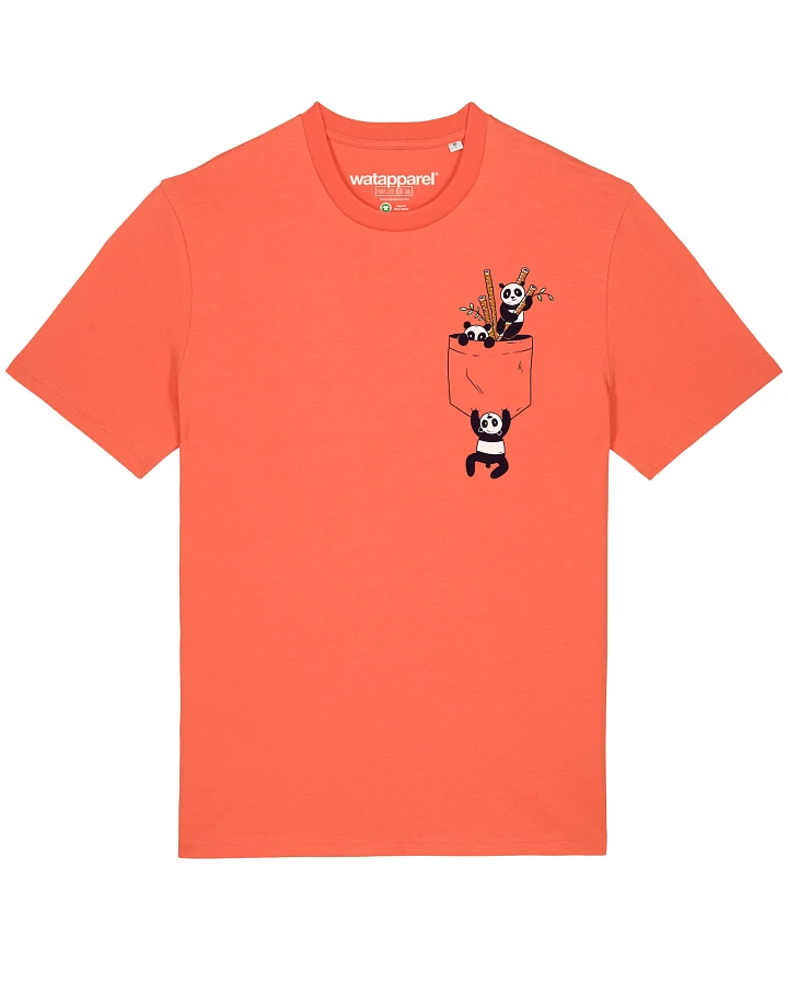 Watapparel Shirt Pocket Pandas