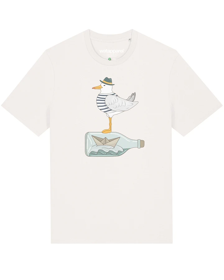 Watapparel T-Shirt Möwe mit Hut