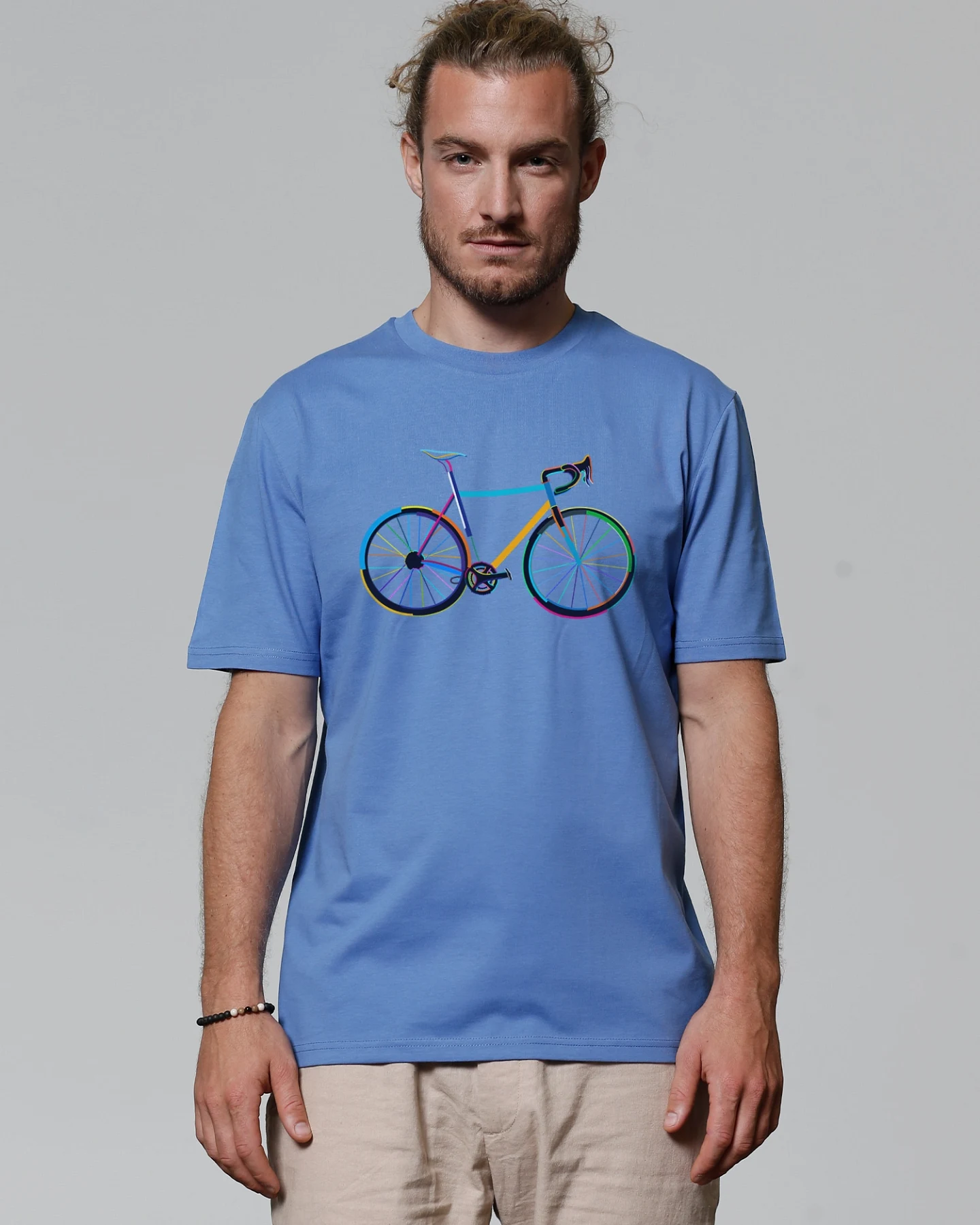 Watapparel T-Shirt Fahrrad by night – Ansicht 2