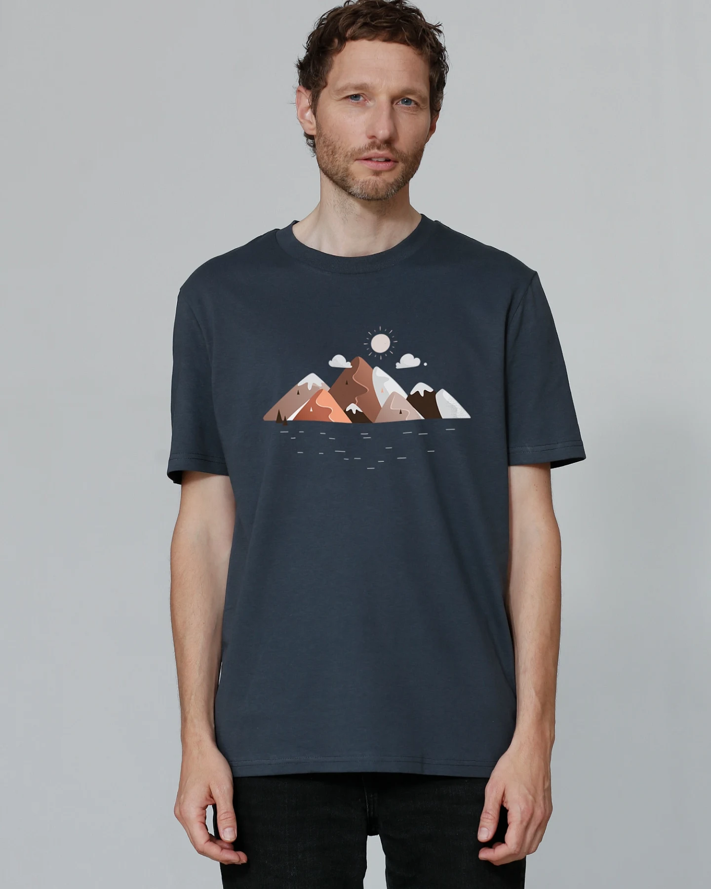 Watapparel T-Shirt Mountains & Moon – Ansicht 2