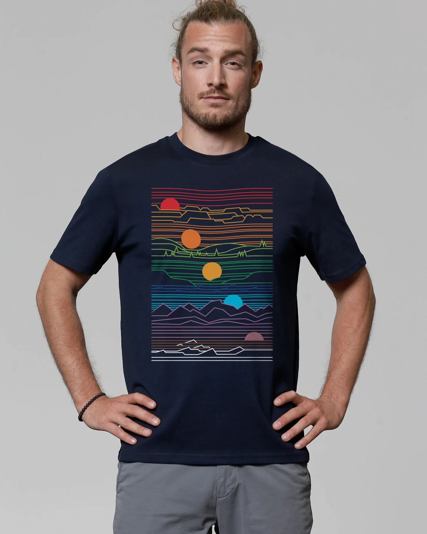 Watapparel T-Shirt Sun And Moon – Ansicht 2