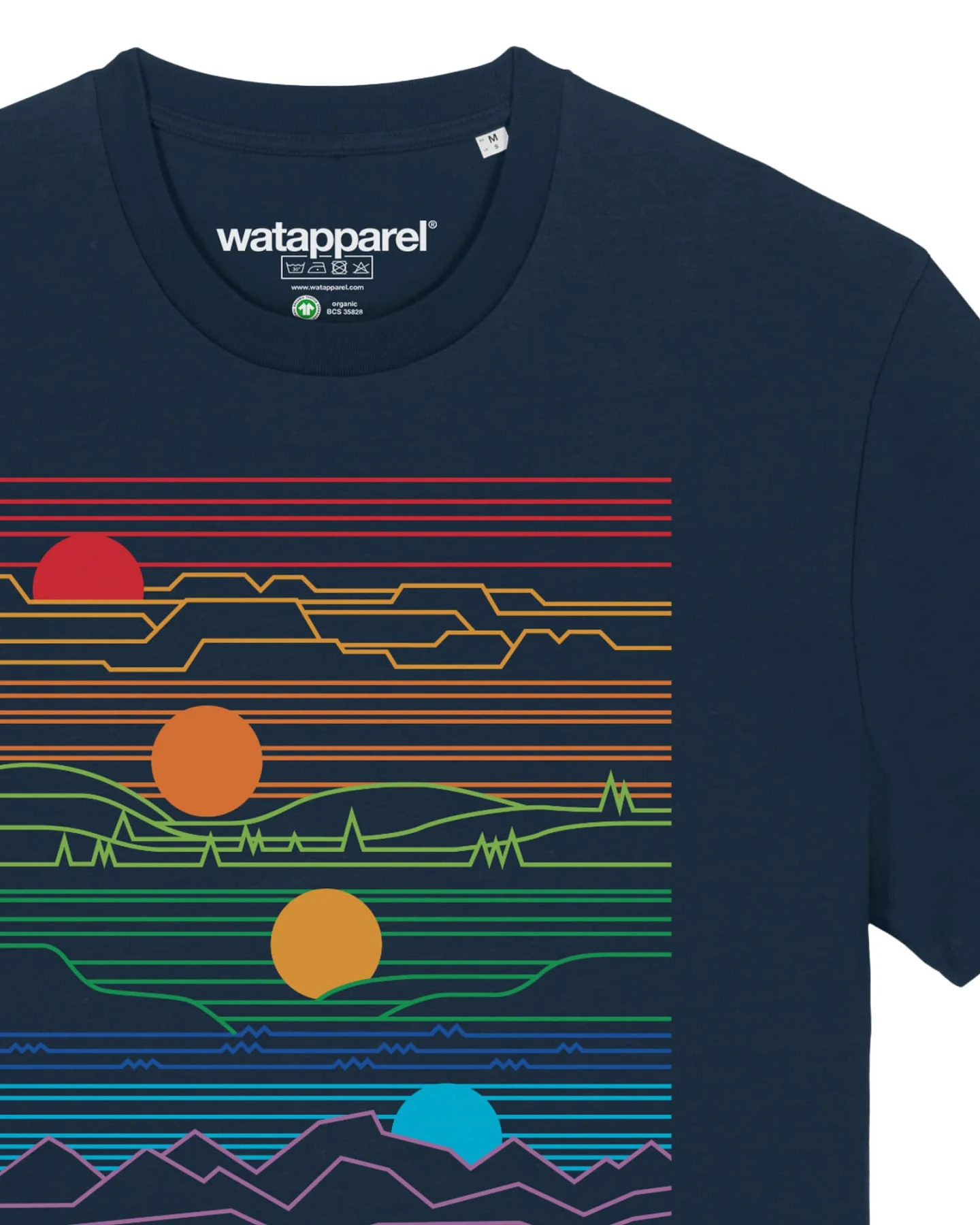 Watapparel T-Shirt Sun And Moon – Ansicht 3