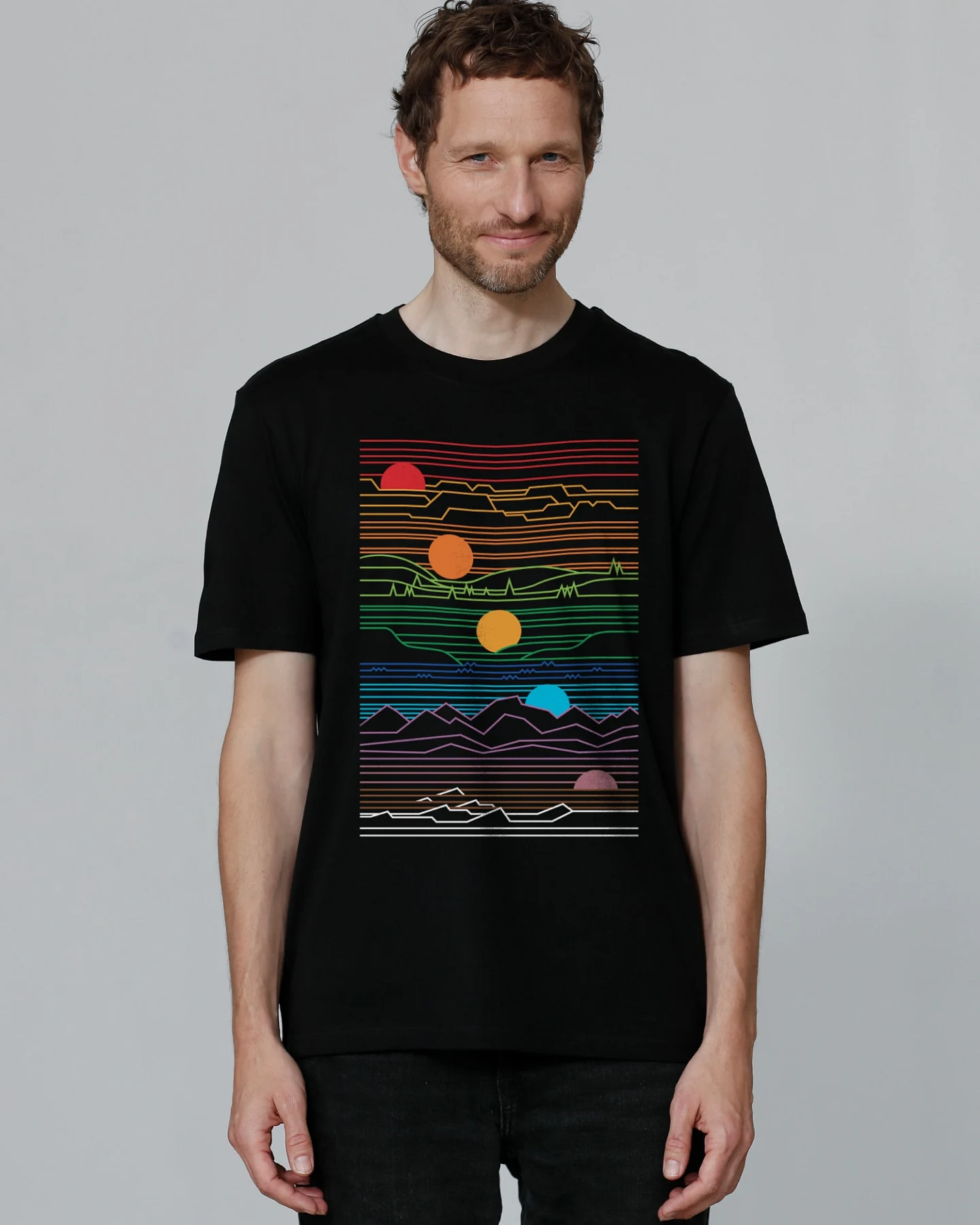 Watapparel T-Shirt Sun And Moon – Ansicht 2