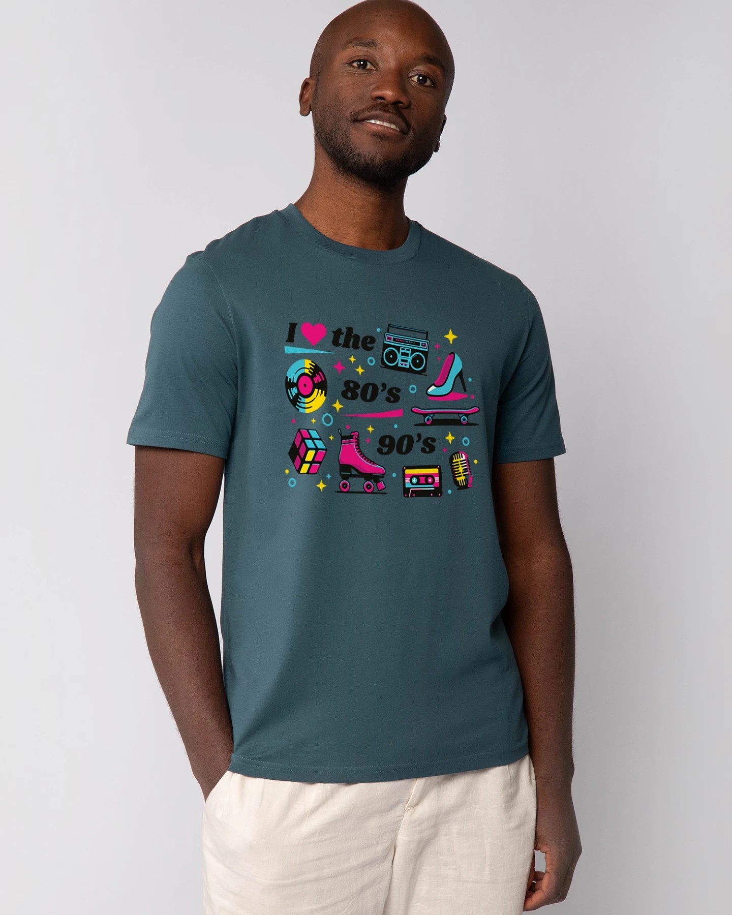 Watapparel T-Shirt 80s Love – Ansicht 2