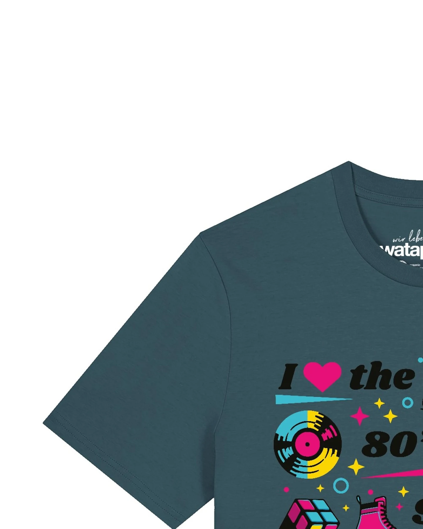 Watapparel T-Shirt 80s Love – Ansicht 3