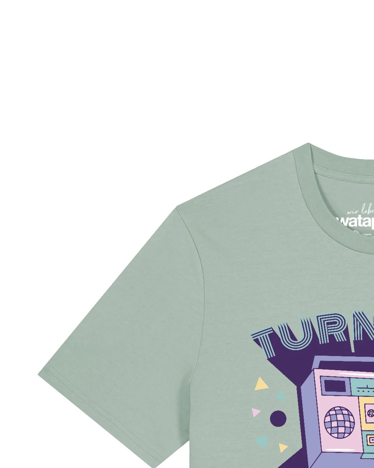 Watapparel T-Shirt Turn the music up – Ansicht 3