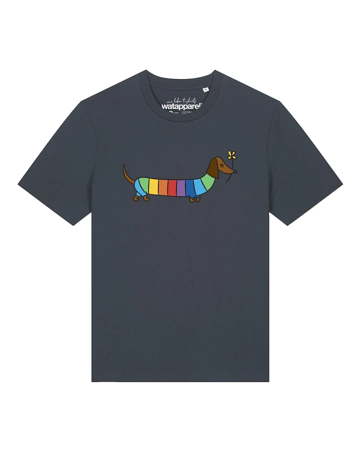 Watapparel T-Shirt Regenbogen Dackel