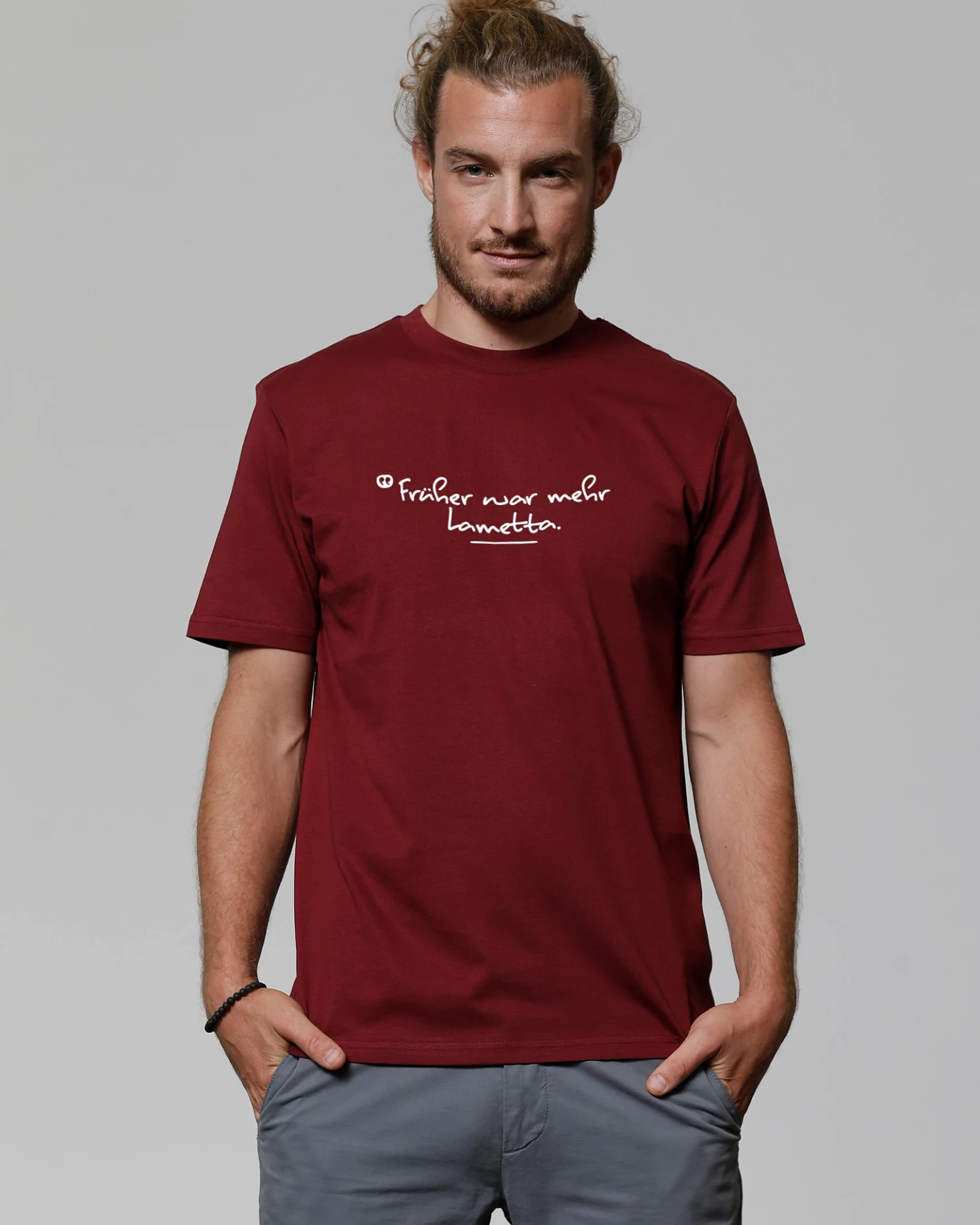 Watapparel T-Shirt Früher War Mehr Lametta – Ansicht 2