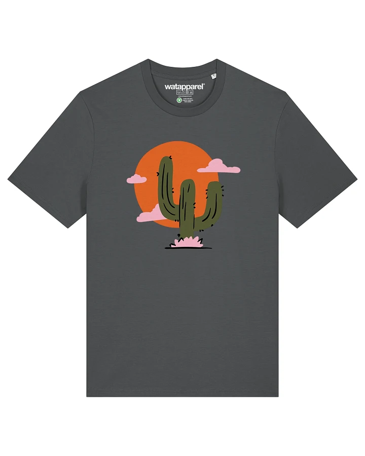 Produktseite: Watapparel T-Shirt Kaktus Im Sonnenuntergang