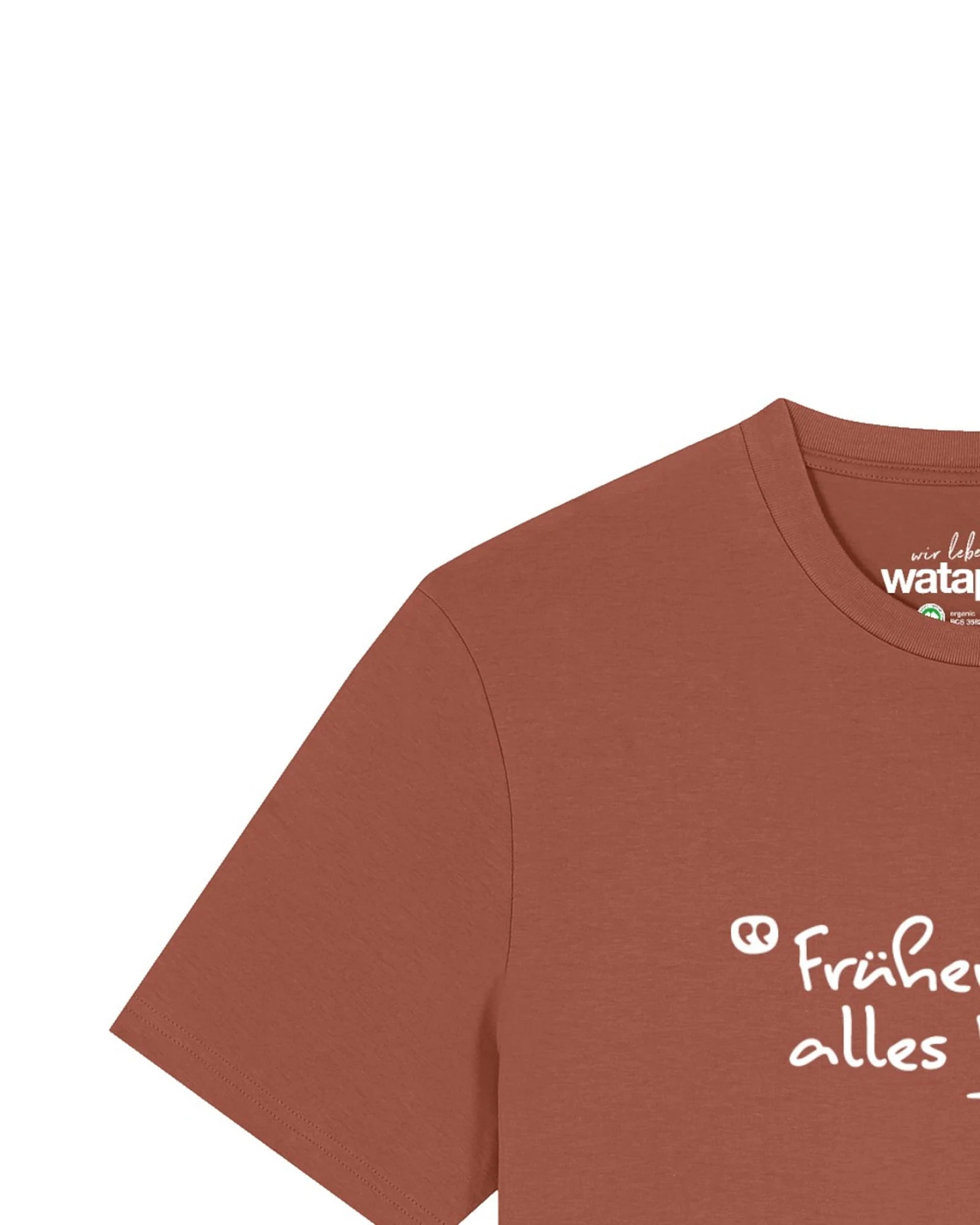 Watapparel T-Shirt Früher War Alles Besser – Ansicht 3