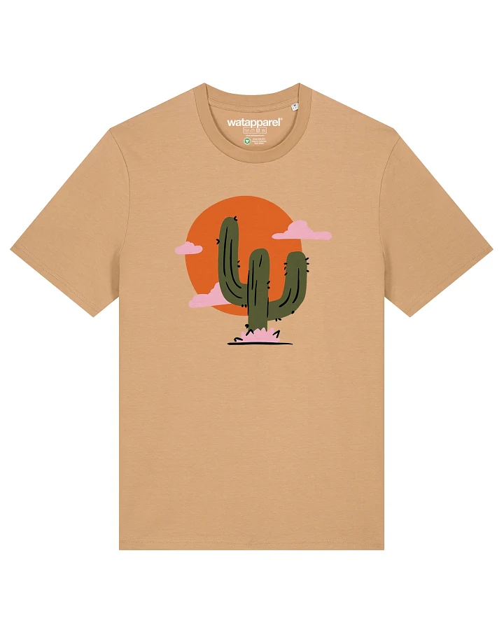 Produktseite: Watapparel T-Shirt Kaktus Im Sonnenuntergang