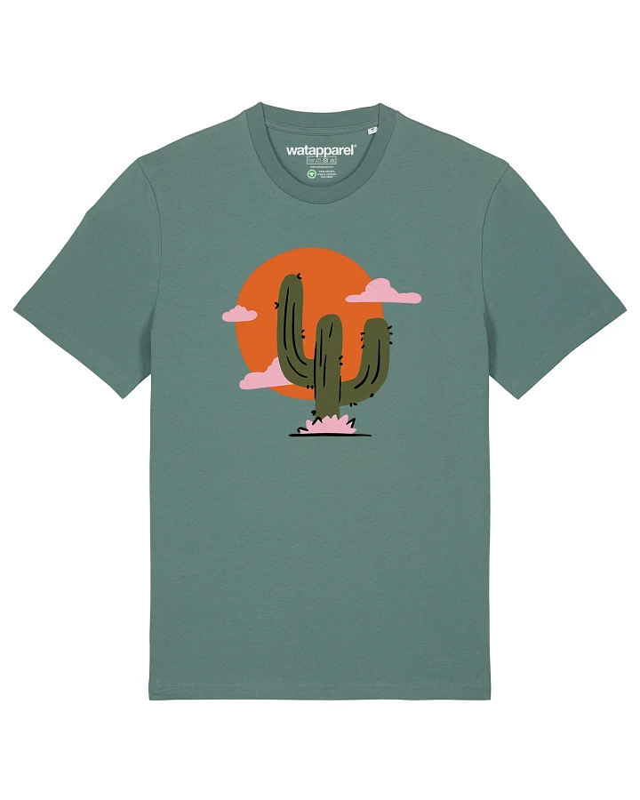 Produktseite: Watapparel T-Shirt Kaktus Im Sonnenuntergang
