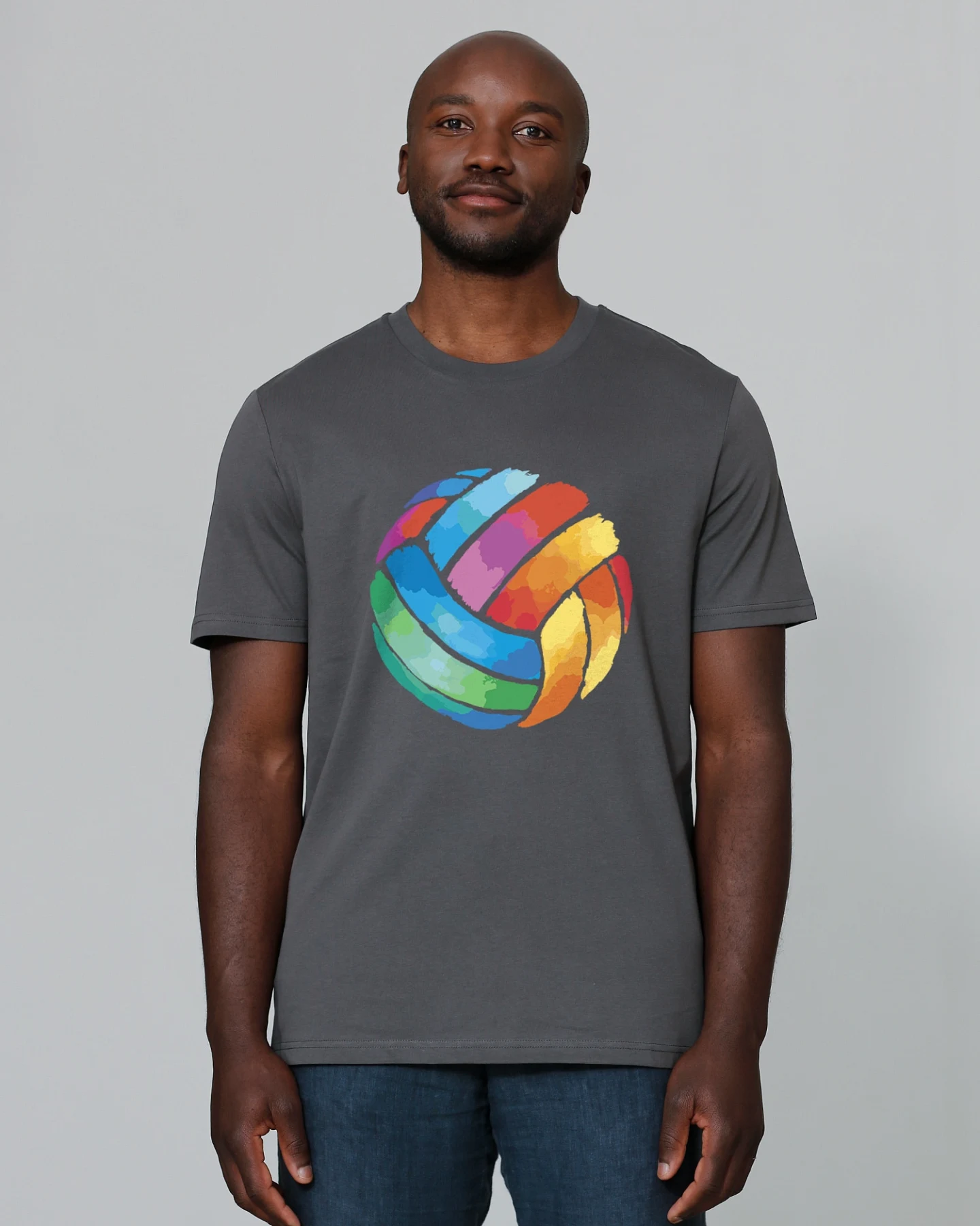 Watapparel T-Shirt Volleyball in Watercolor – Ansicht 2