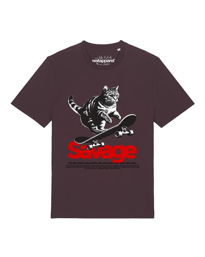 Watapparel T-Shirt Savage cat