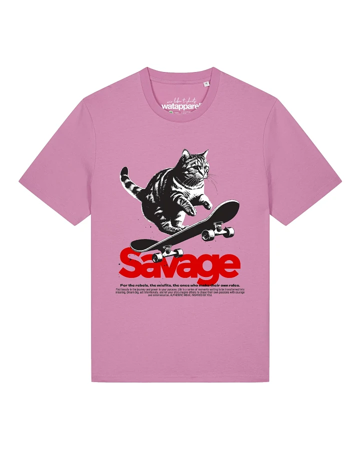 Watapparel T-Shirt Savage cat