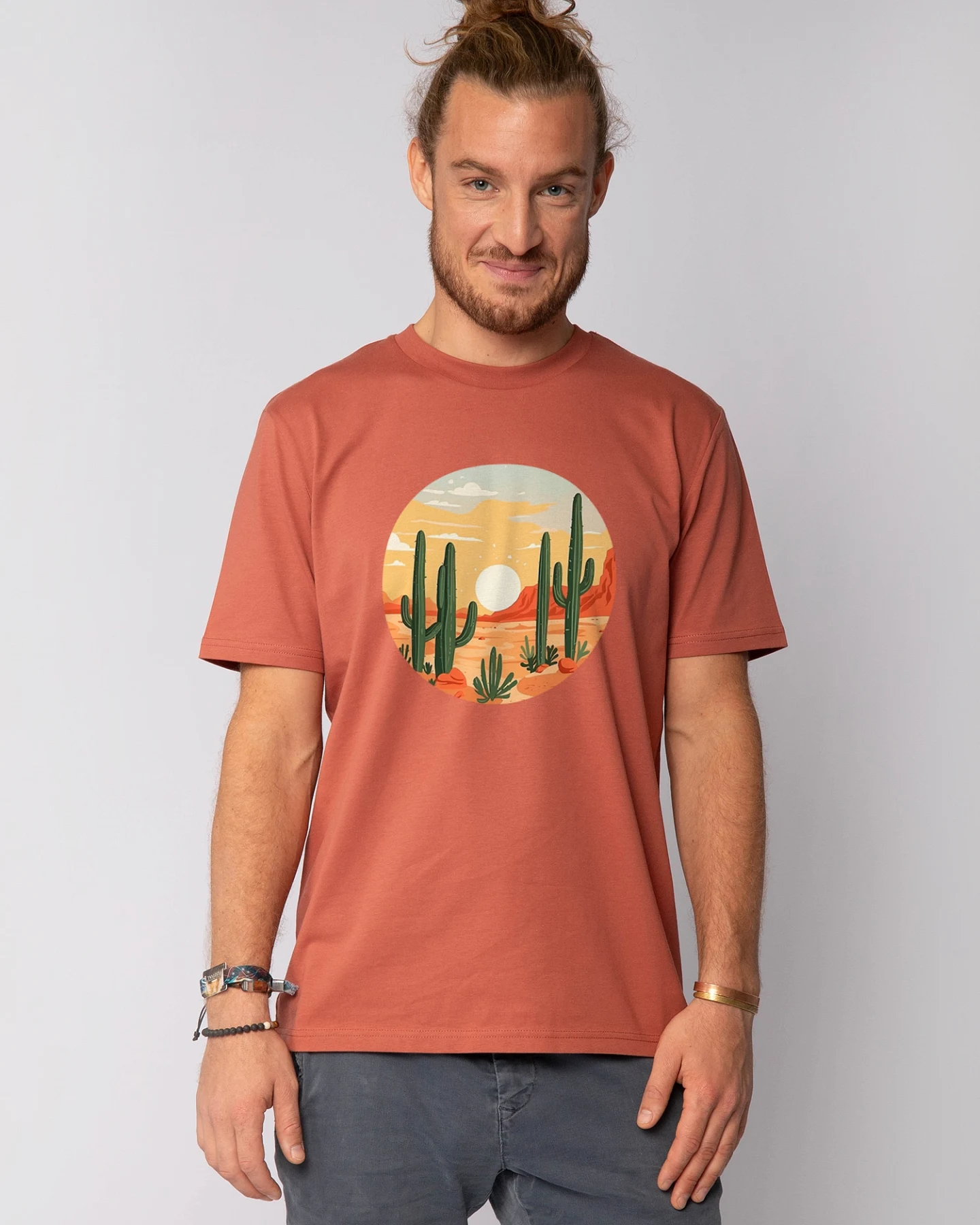 Watapparel T-Shirt Sonnenuntergang in der Wüste – Ansicht 2