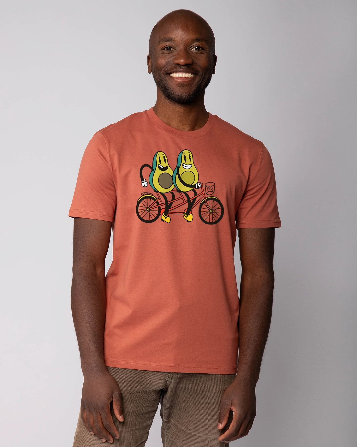 Watapparel T-Shirt Avocado Fahrrad – Ansicht 2