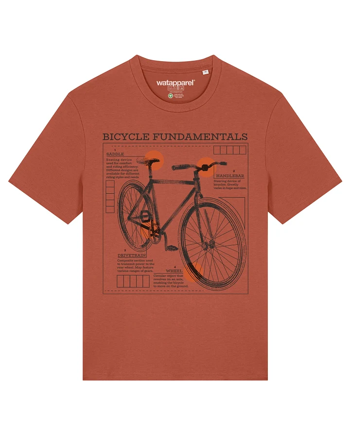 Produktseite: Watapparel T-Shirt Fahrrad Grundlagen