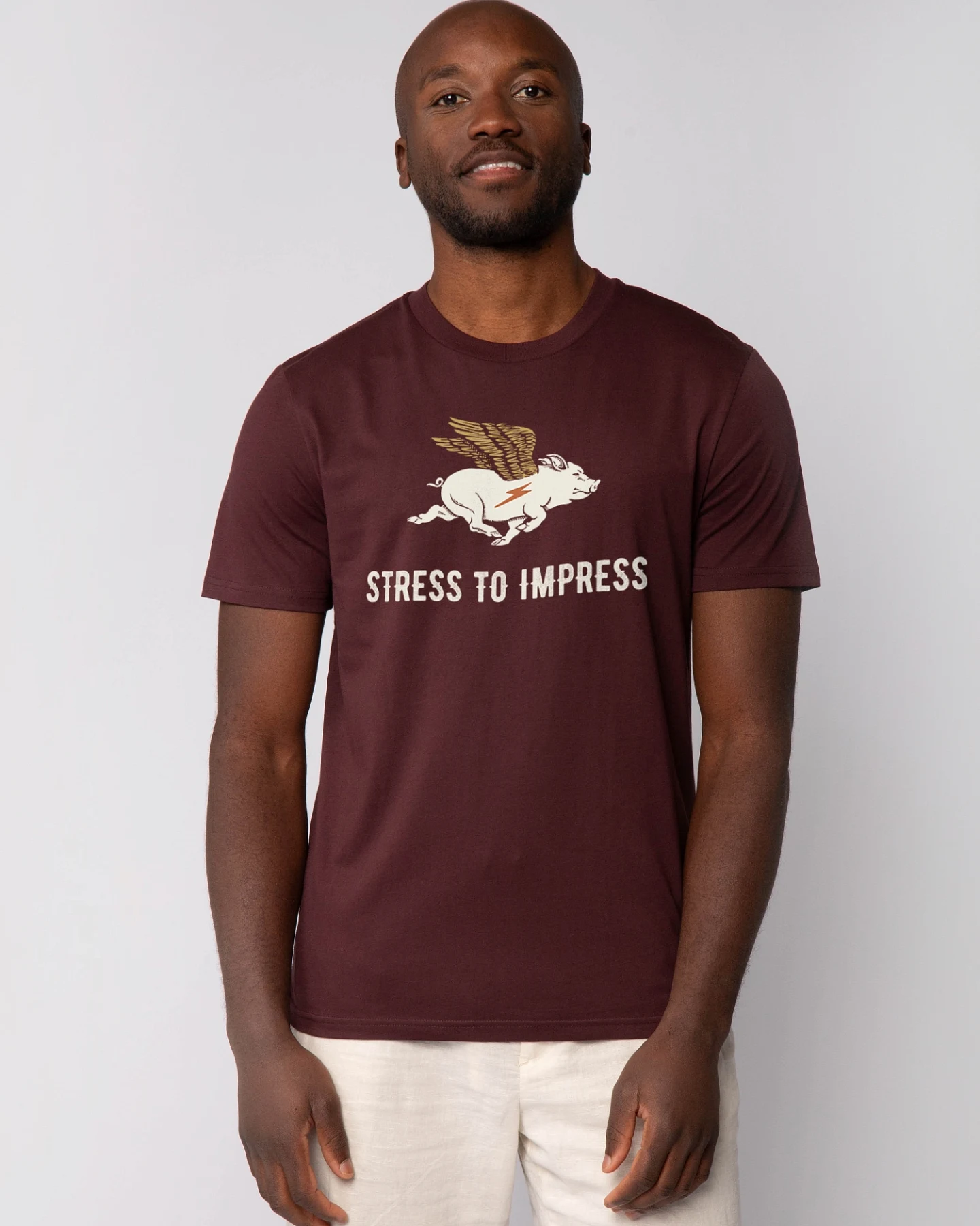 Watapparel T-Shirt Stress to impress – Ansicht 2