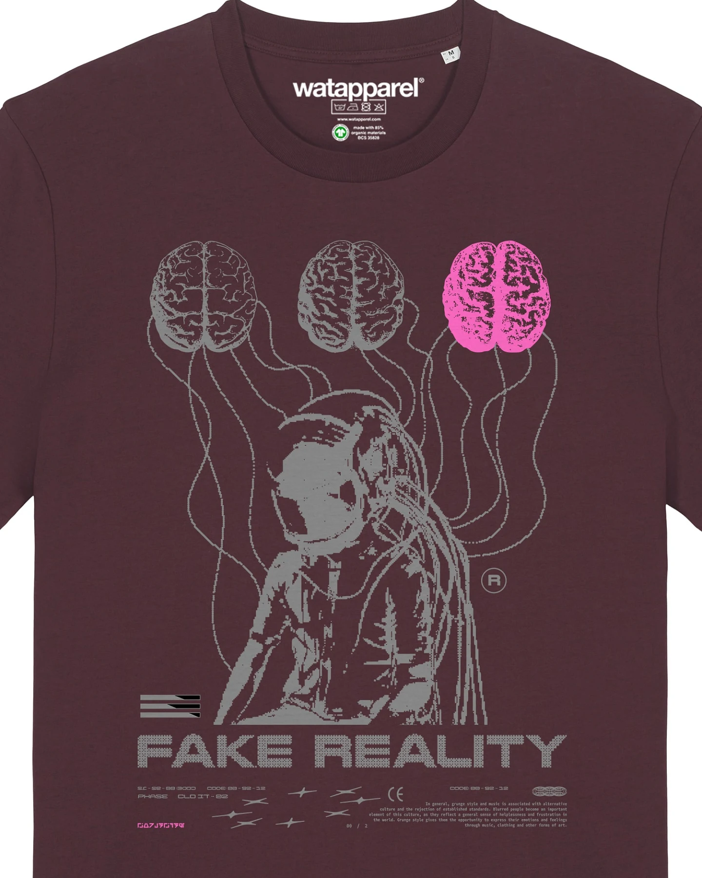 Watapparel T-Shirt Fake Reality – Ansicht 3