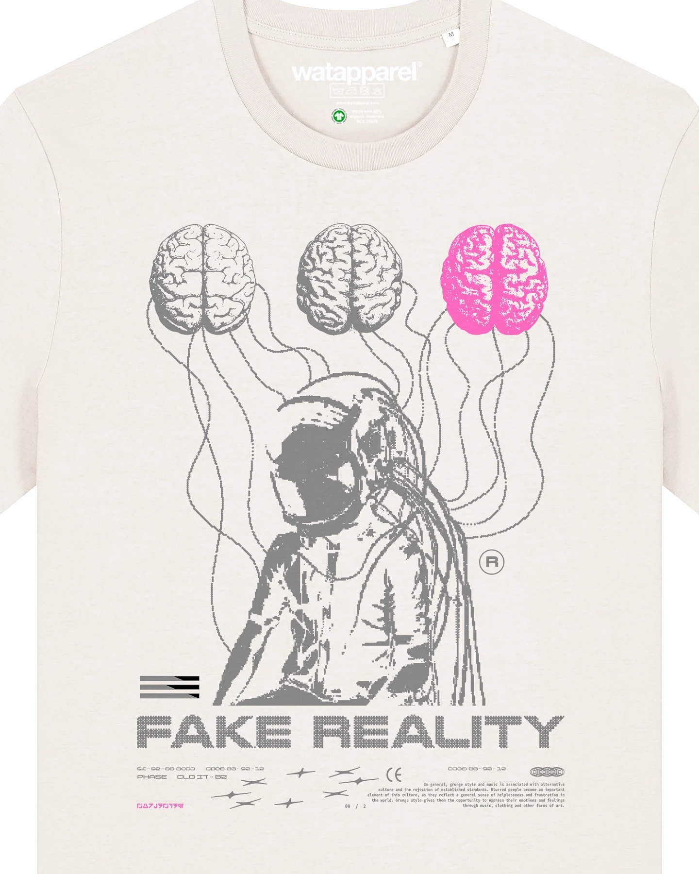 Watapparel T-Shirt Fake Reality – Ansicht 3