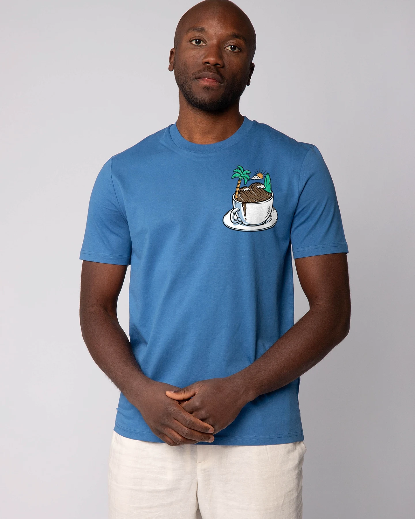 Watapparel T-Shirt Coffee Waves – Ansicht 2