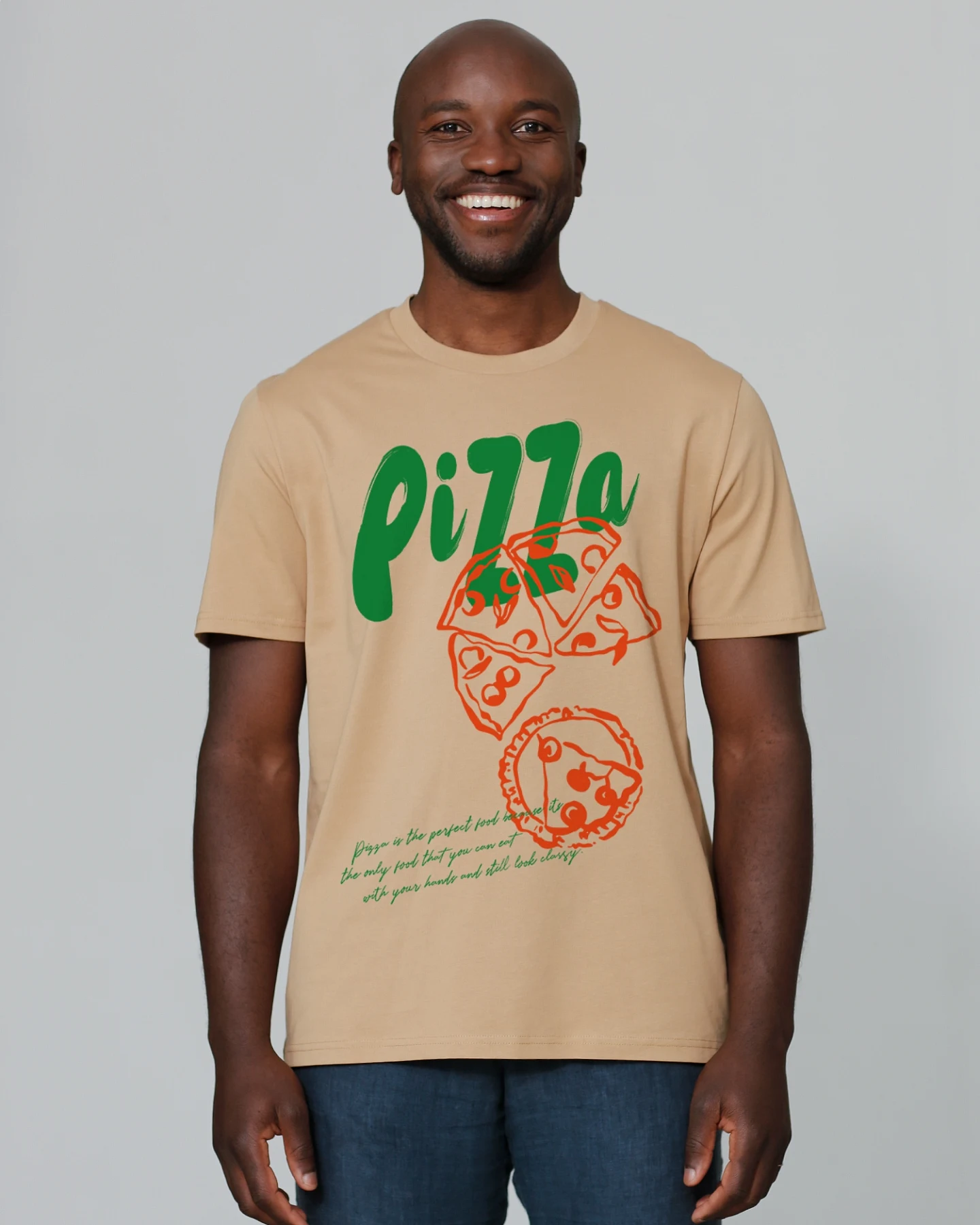 Watapparel T-Shirt Pizza – Ansicht 2