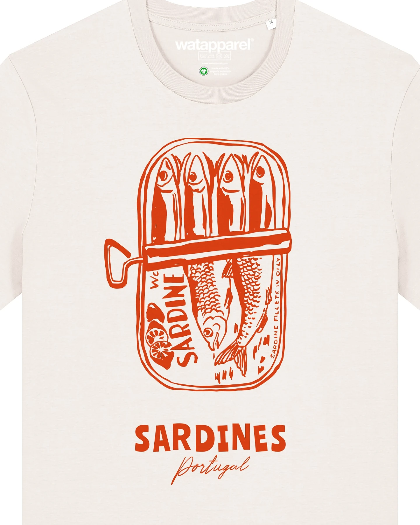 Watapparel T-Shirt Sardines Portugal – Ansicht 3