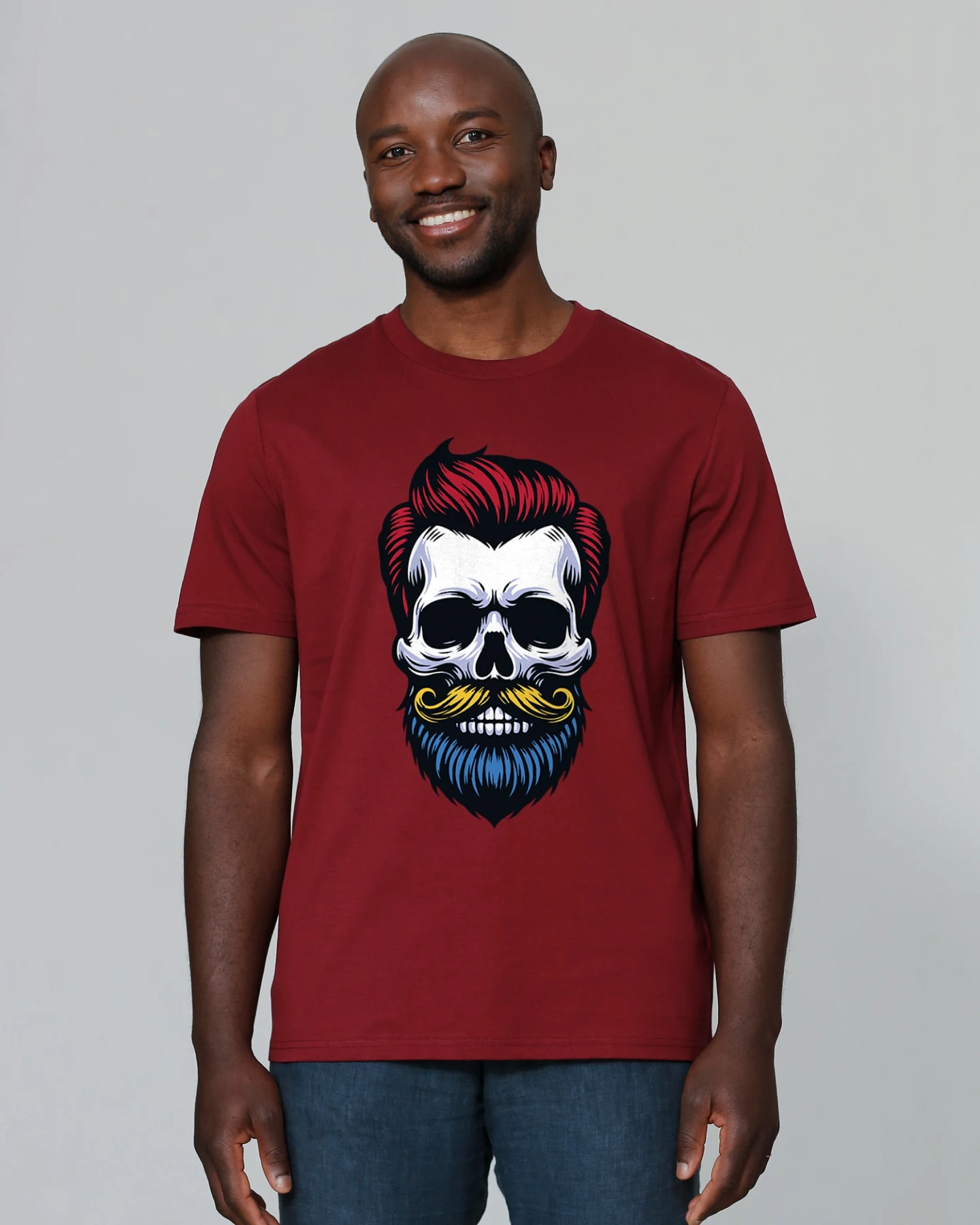 Watapparel Shirt Hipster Skull – Ansicht 4