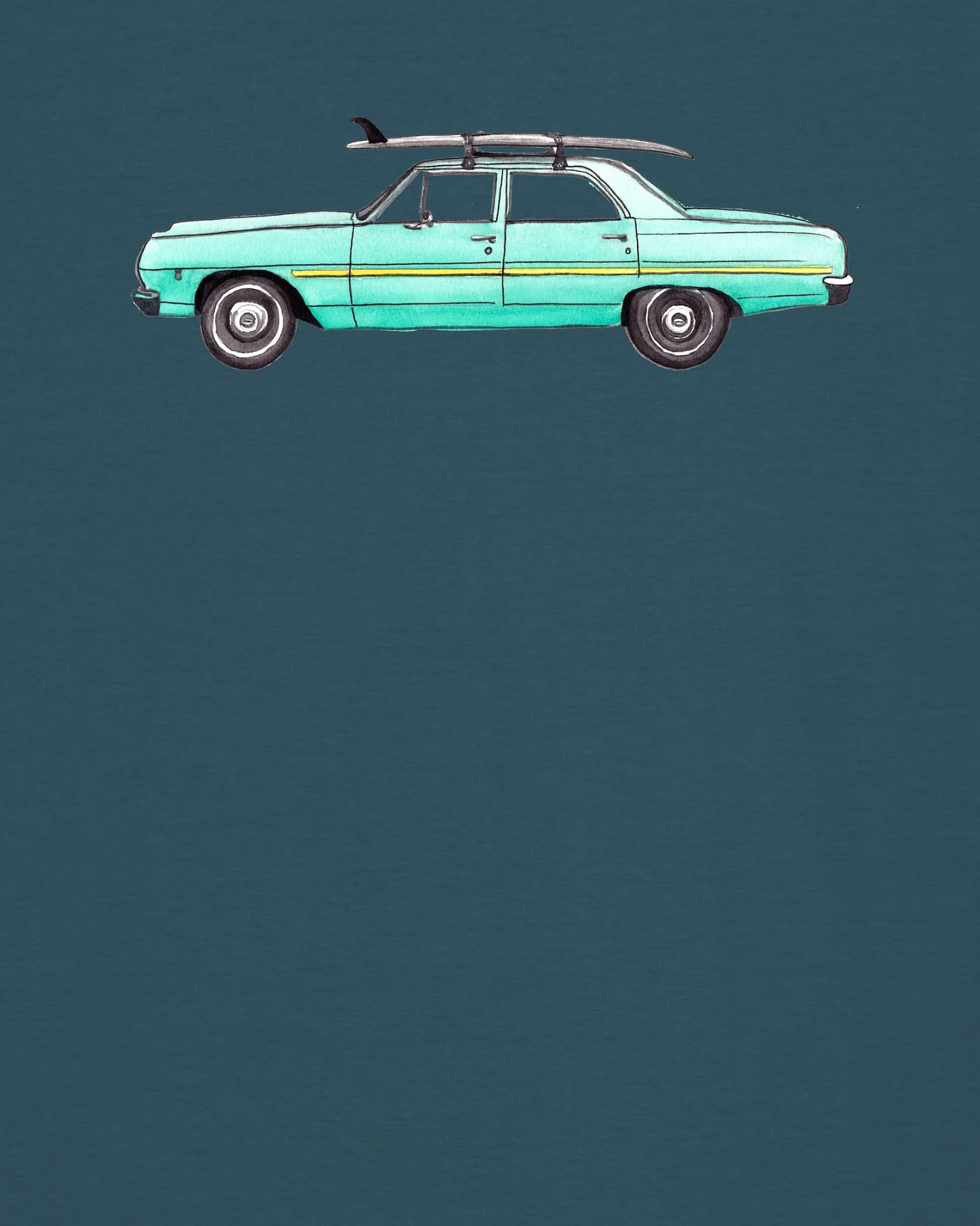 Watapparel Shirt Surf Car – Ansicht 3