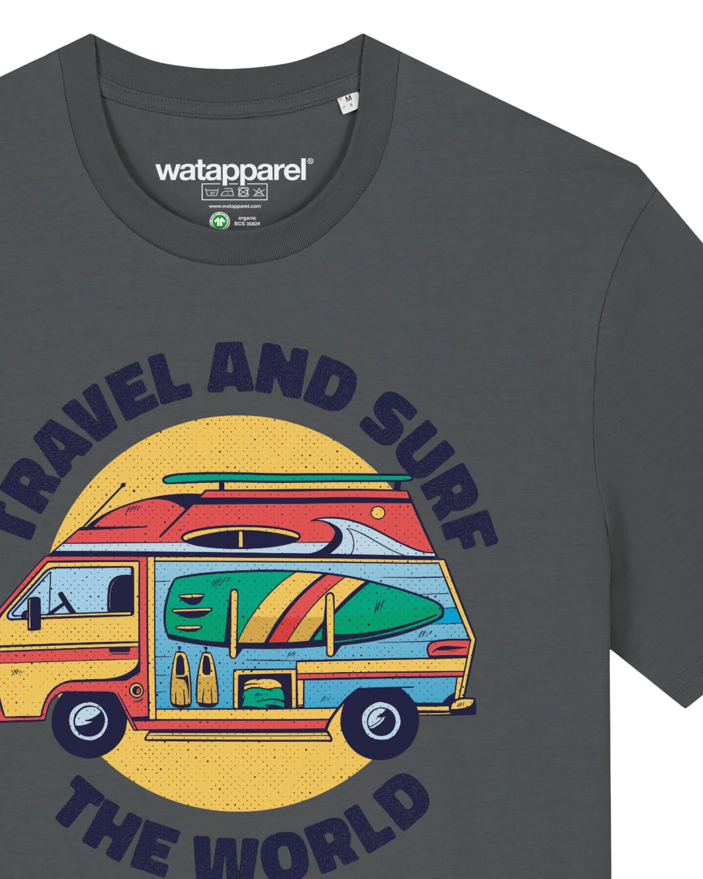 Watapparel T-Shirt Travel and surf – Ansicht 3