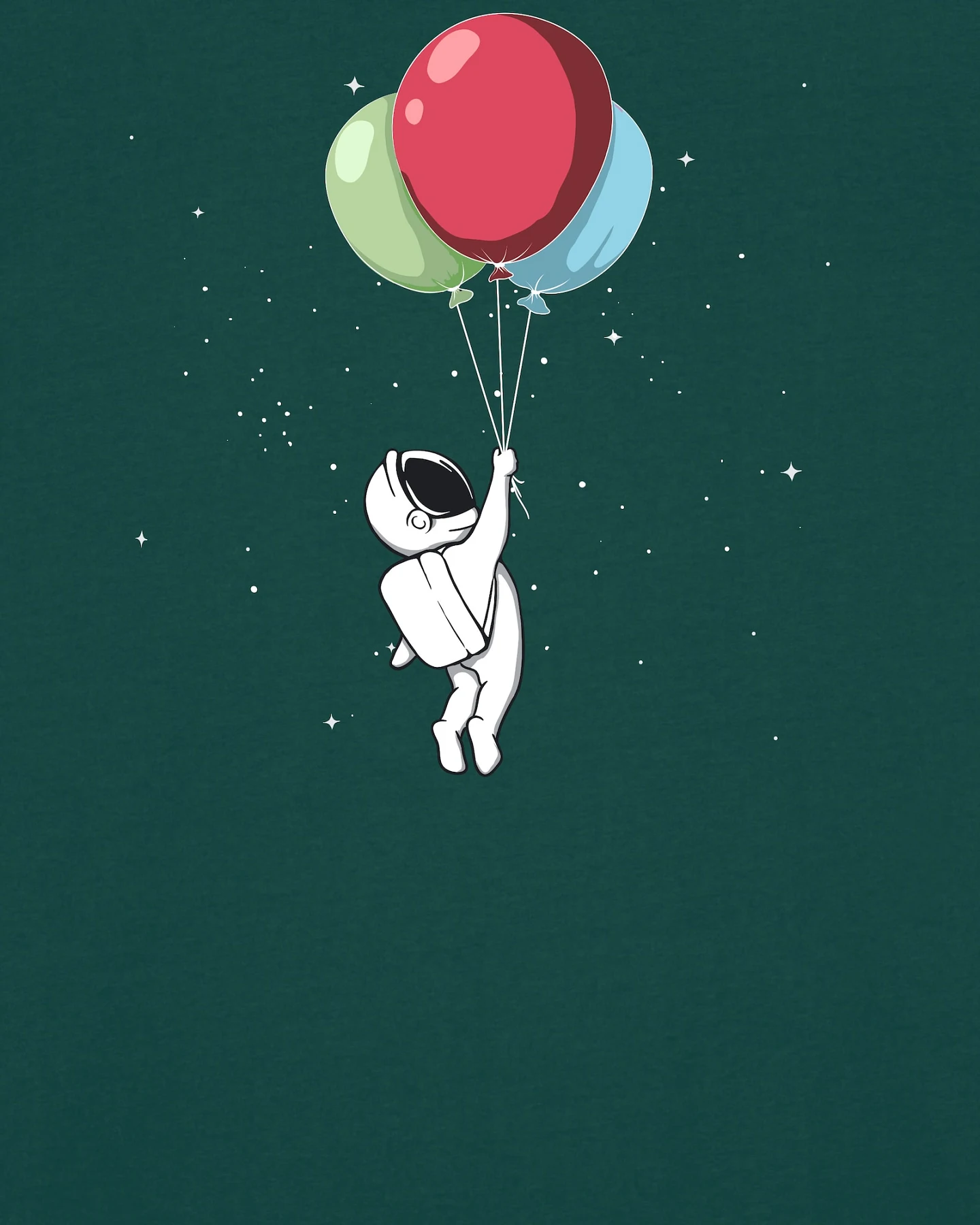 Watapparel Shirt Little Balloon Astronaut – Ansicht 3