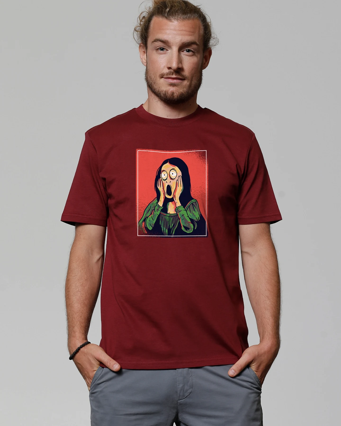 Watapparel T-Shirt Mona Lisa Scream – Ansicht 2