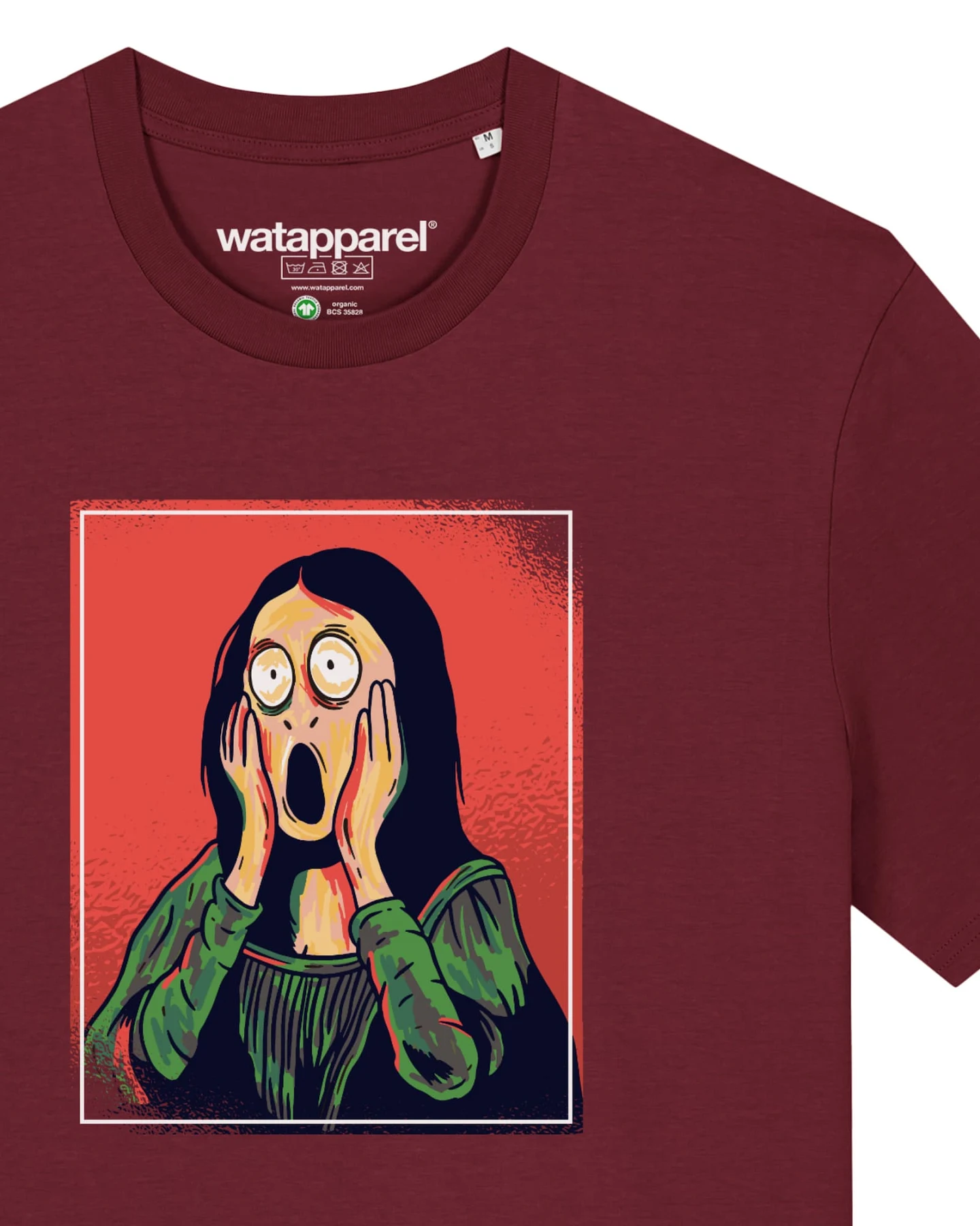 Watapparel T-Shirt Mona Lisa Scream – Ansicht 3