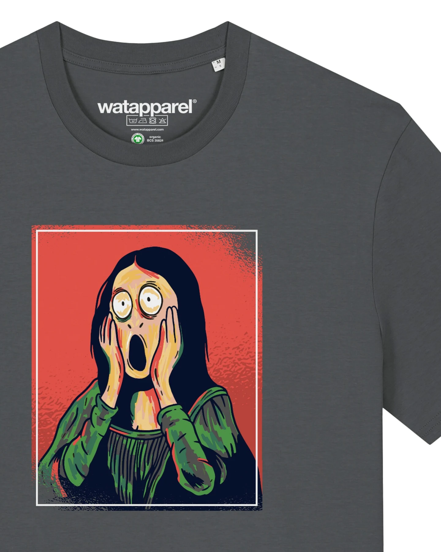 Watapparel Shirt Mona Lisa Scream – Ansicht 3