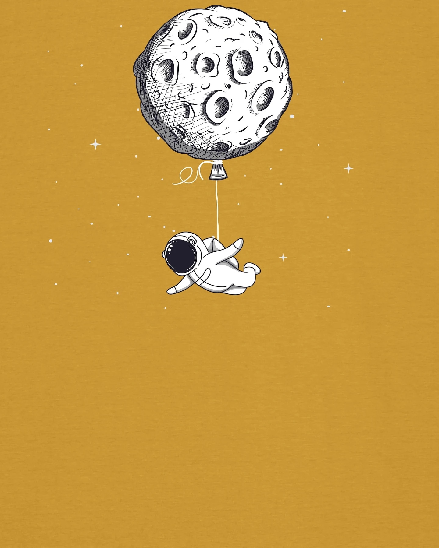 Watapparel Shirt Funny Spaceman – Ansicht 3