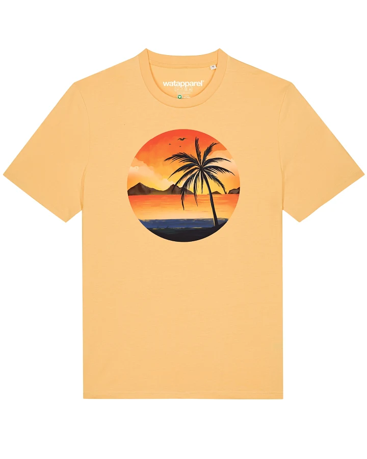 Watapparel T-Shirt Sunset on palm beach
