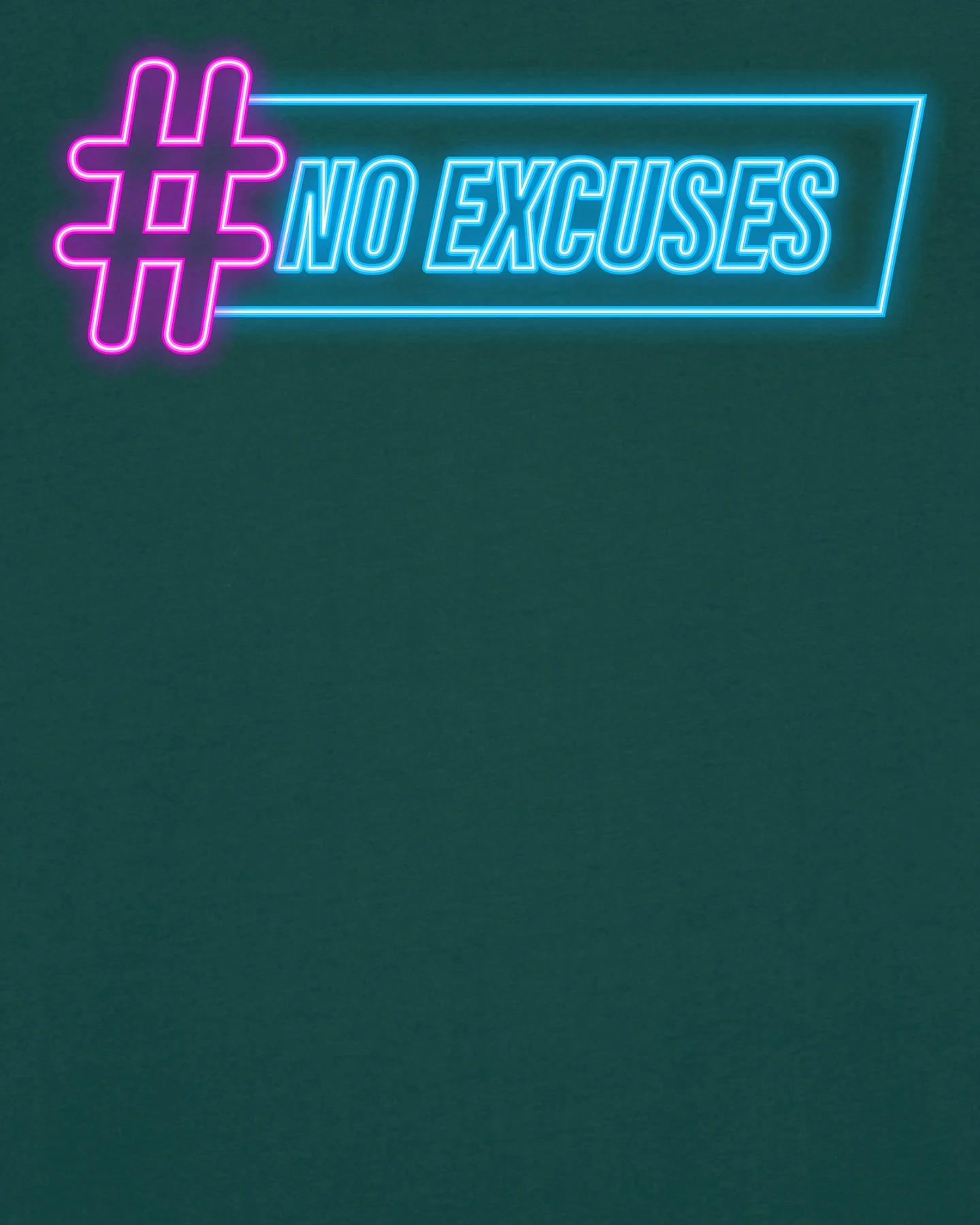 Watapparel T-Shirt No Excuses – Ansicht 3