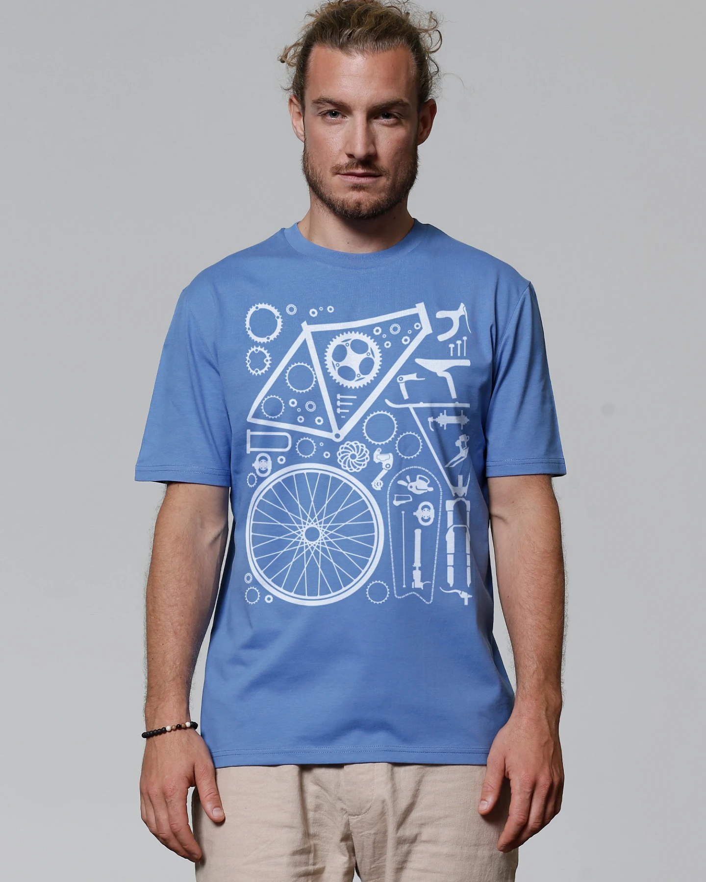 Watapparel T-Shirt Fahrradteile – Ansicht 2