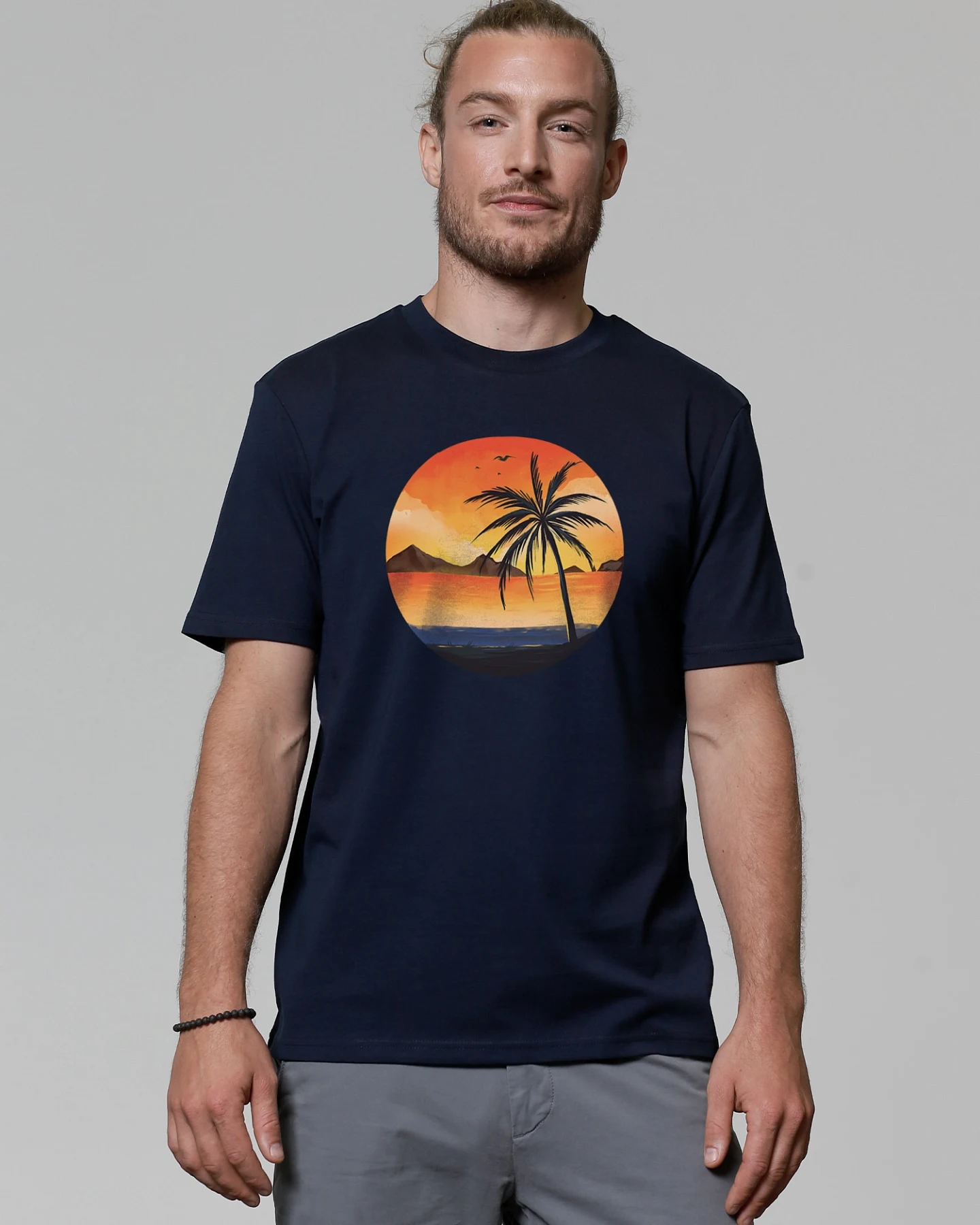 Watapparel Shirt Sunset on palm beach – Ansicht 2