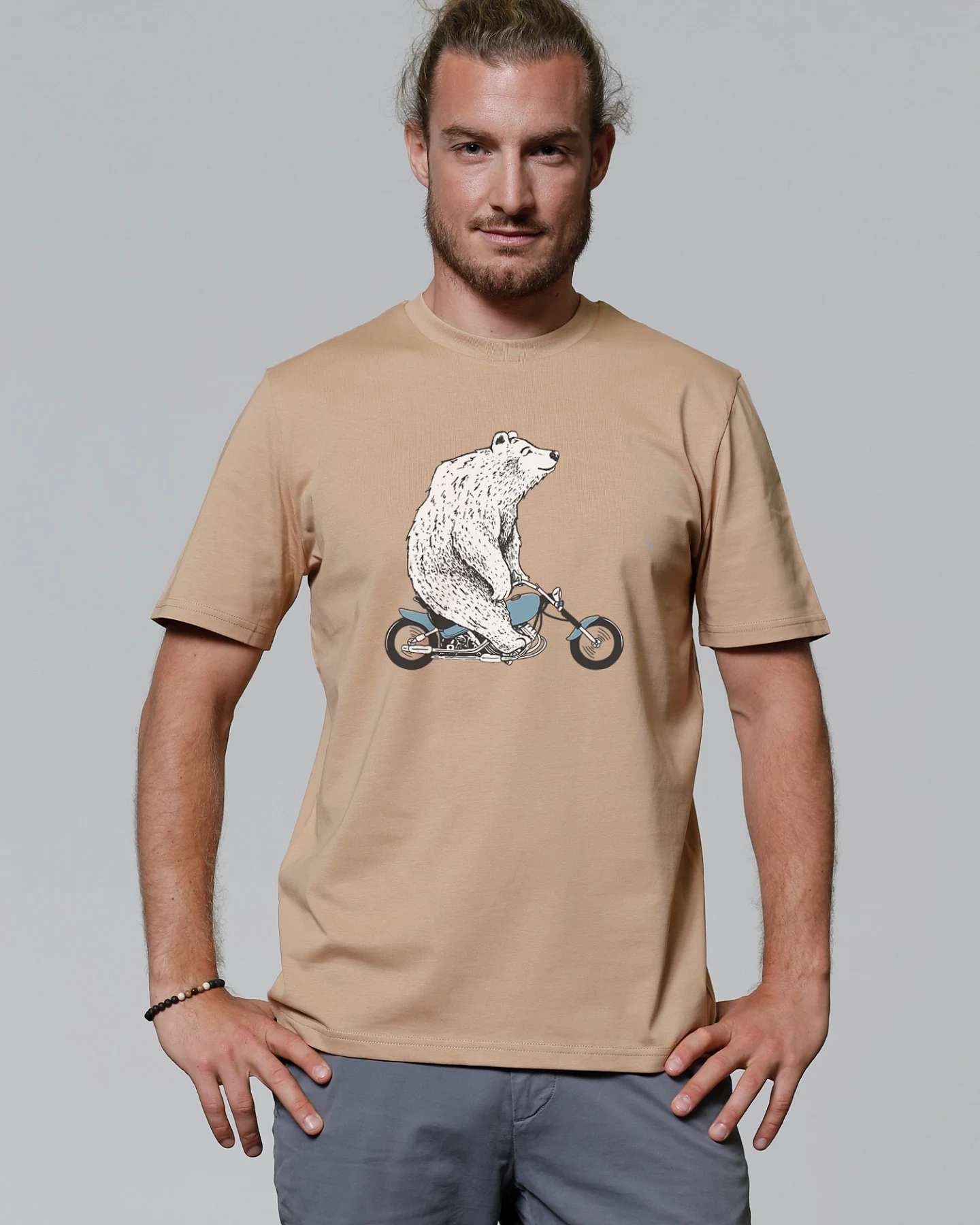 Watapparel T-Shirt Bär auf Bike – Ansicht 2