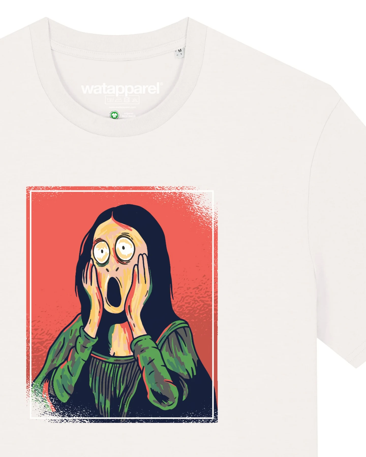 Watapparel T-Shirt Mona Lisa Scream – Ansicht 3