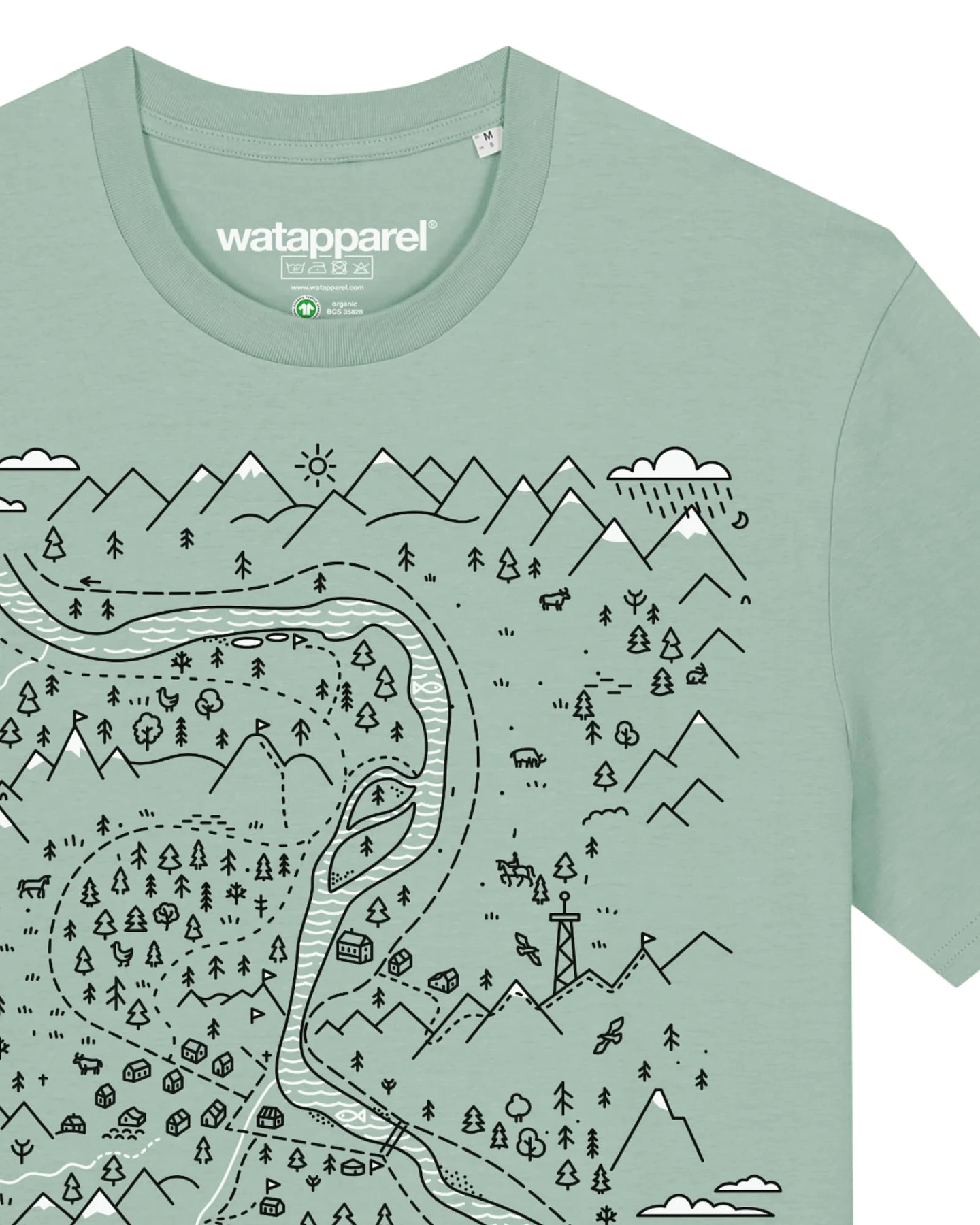 Watapparel Shirt Landschaft – Ansicht 3