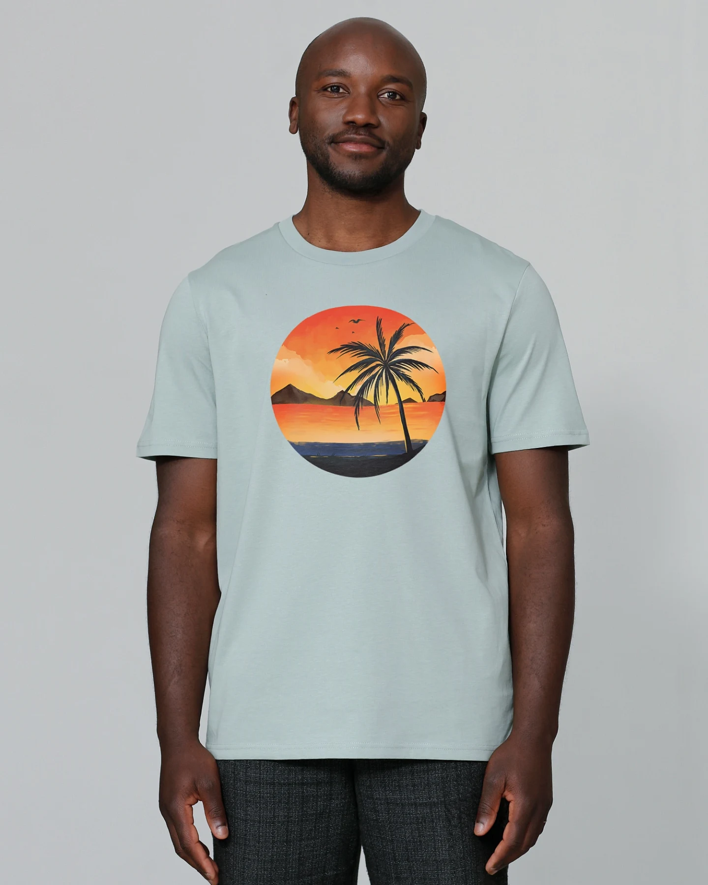Watapparel Shirt Sunset on palm beach – Ansicht 2